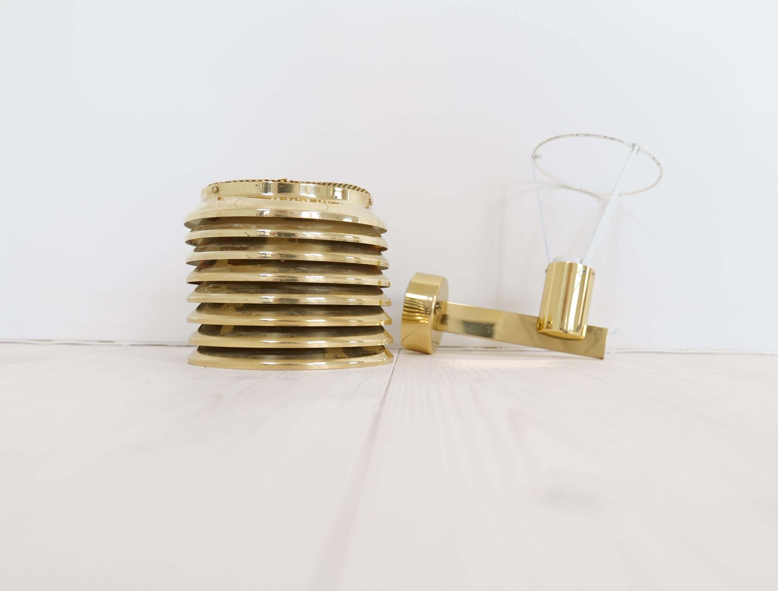 photo furniture Midcentury Set Of Rare Hans Agne Jakobsson Wall Lamp Model V 299, 1960s