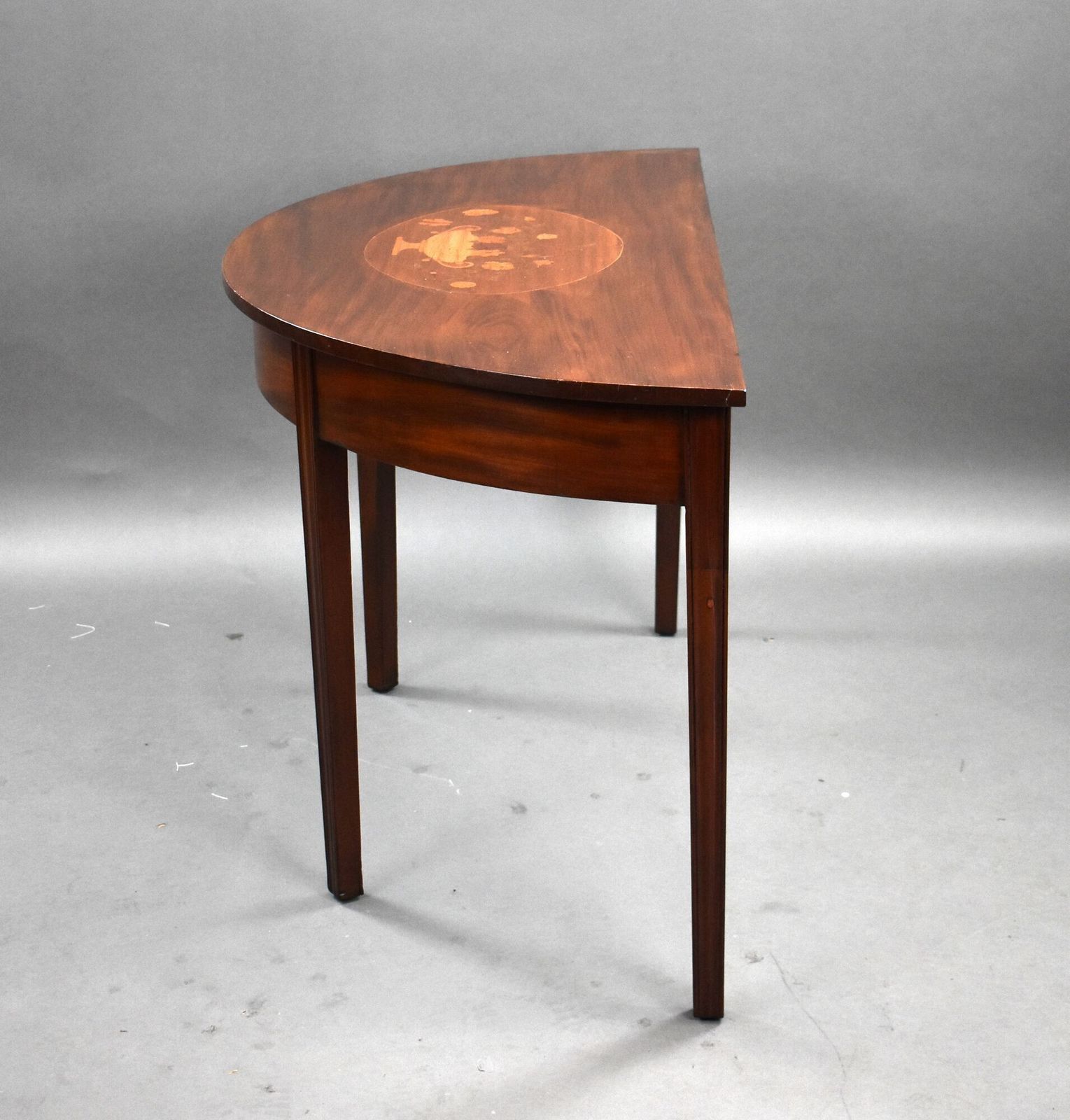 Pair Of George III Mahogany Inlaid Console Tables photo 1750.0