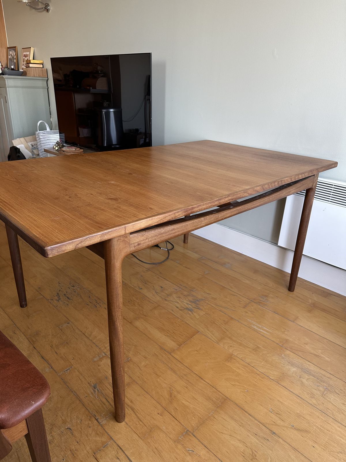 Vintage Ib Kofod Larsen Extendable Teak Dining Table For G Plan (1960s)