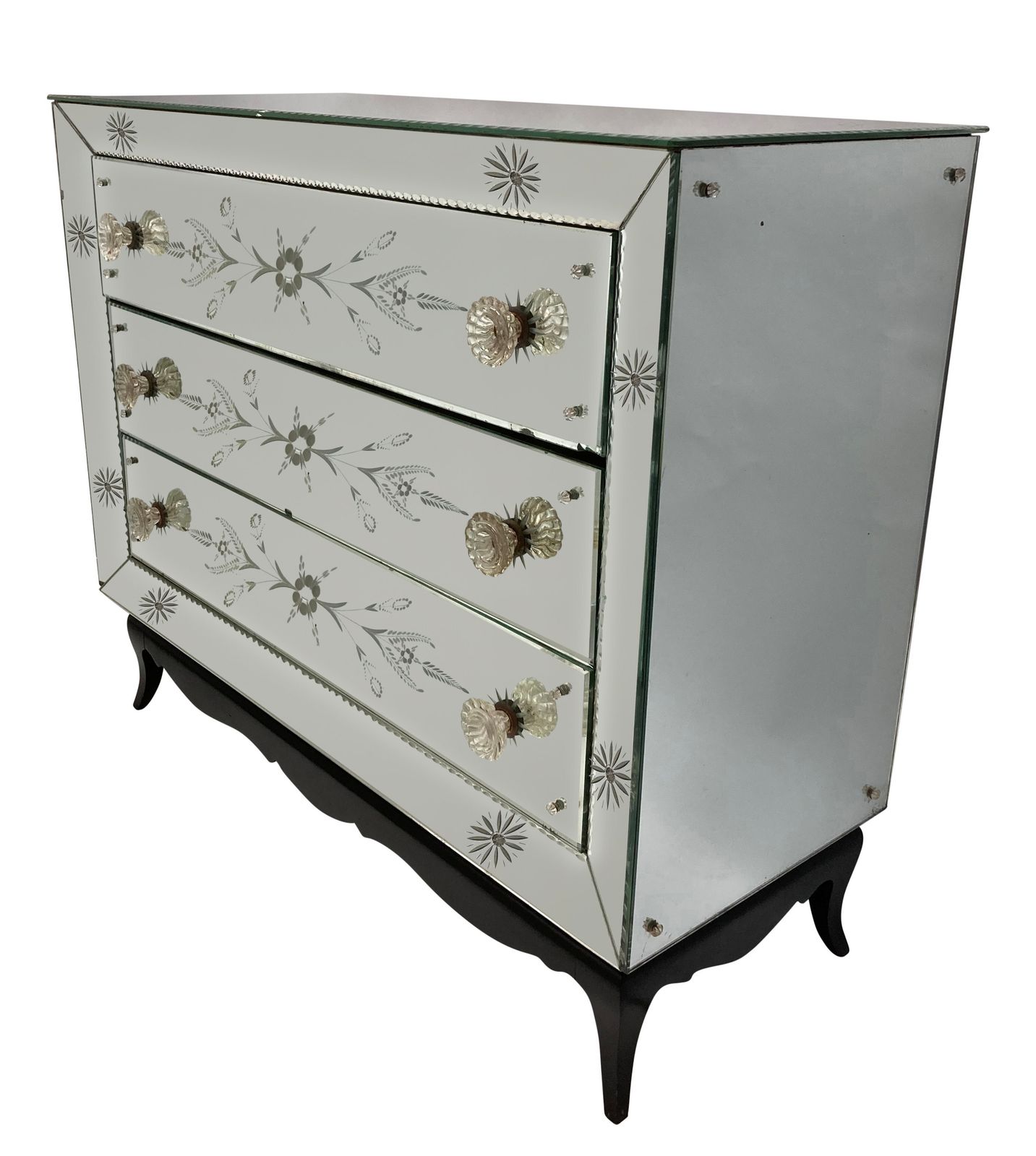 A French 1930's Mirrored Chest Of Drawers photo furniture