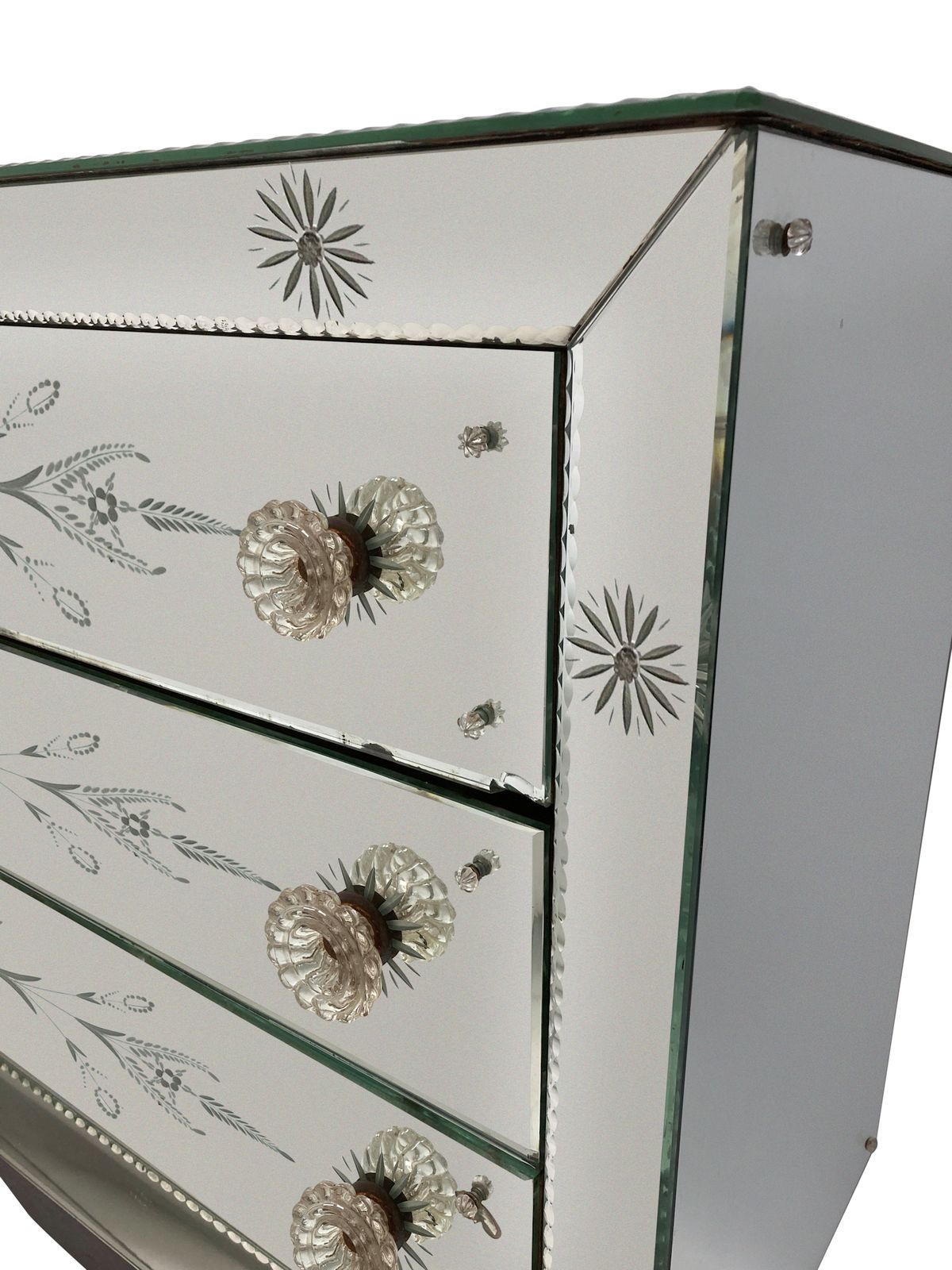 A French 1930's Mirrored Chest Of Drawers photo for sale