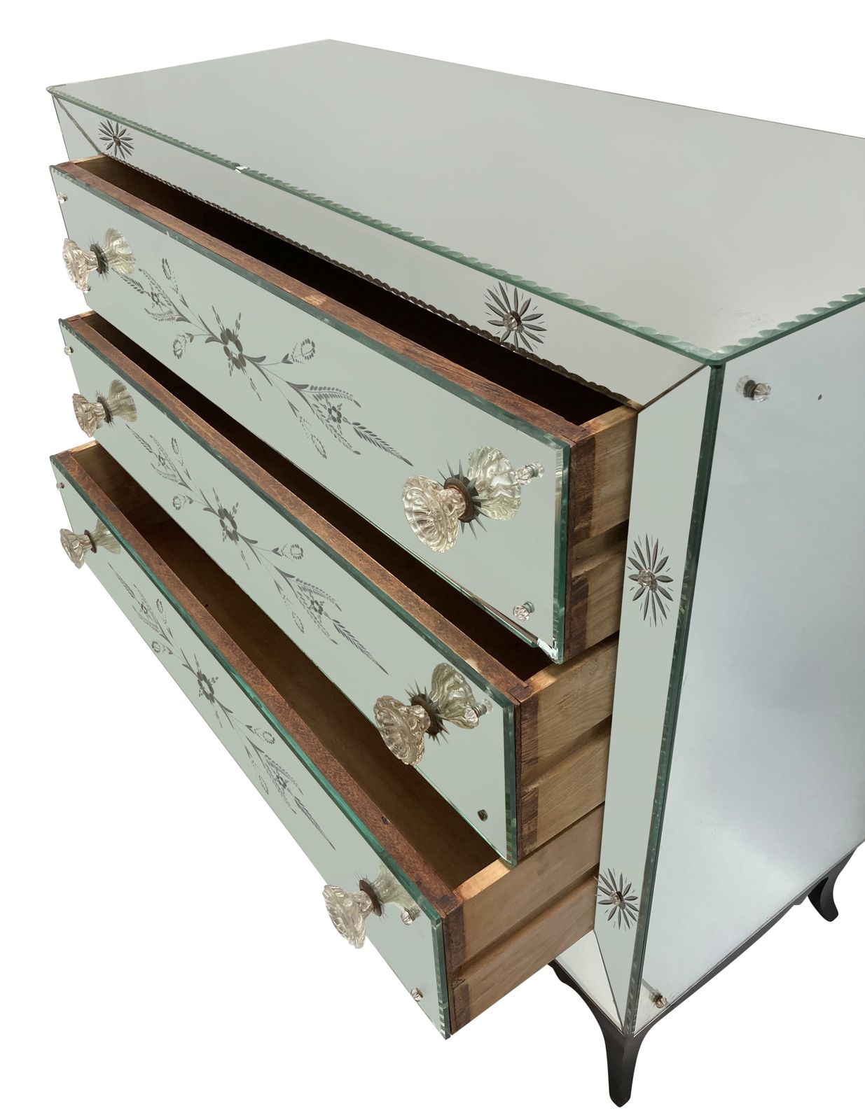 A French 1930's Mirrored Chest Of Drawers photo Furniture