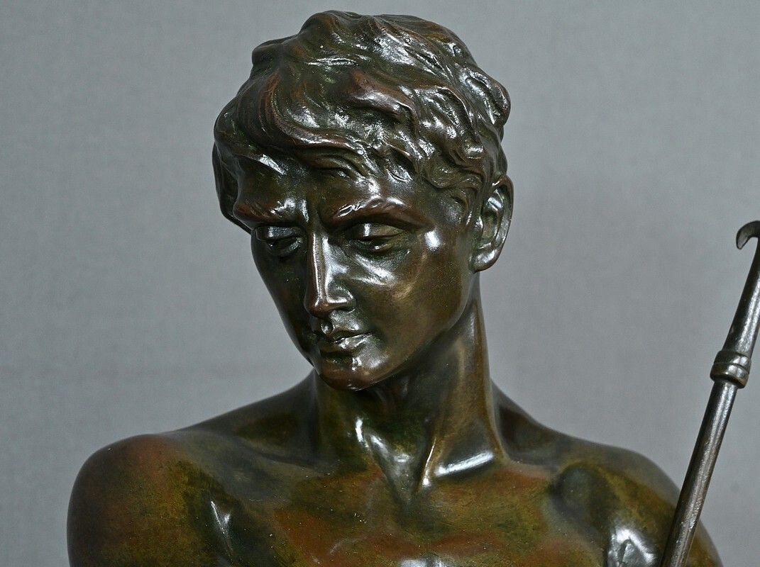 Important Bronze “The Lion Hunter” By H. Fugère – Late 19th Century photo vinterior