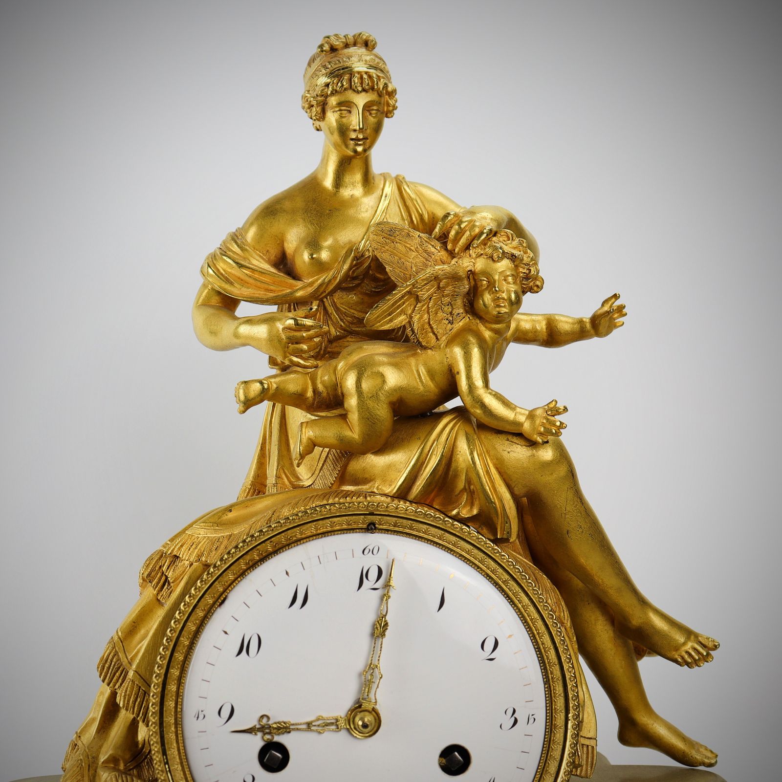 Early 19th Century French Ormolu Mantle Clock By Bachelard Paris photo for sale