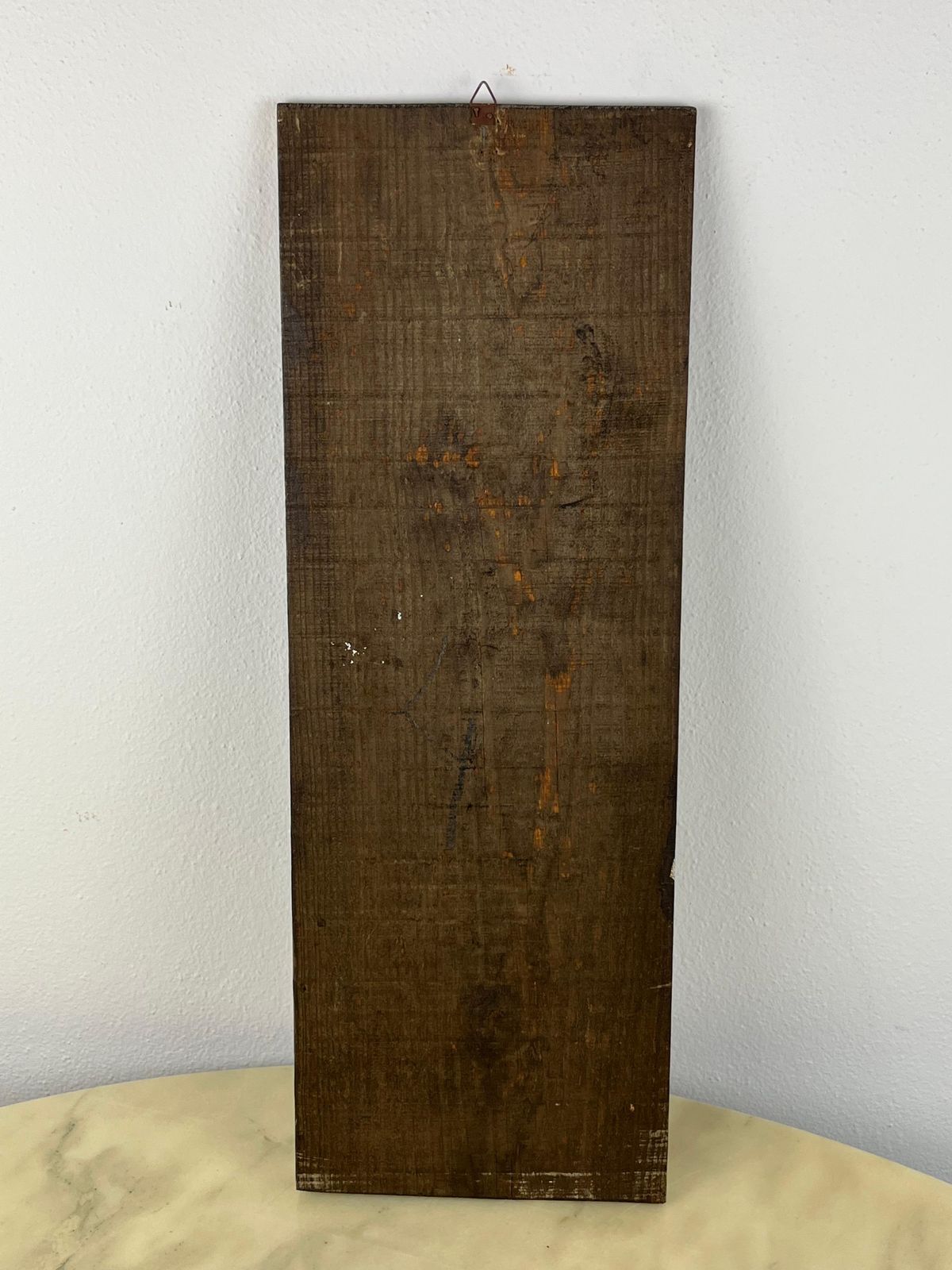 Portrait Of The Madonna On Wood, Italy, 1980s photo 215.0