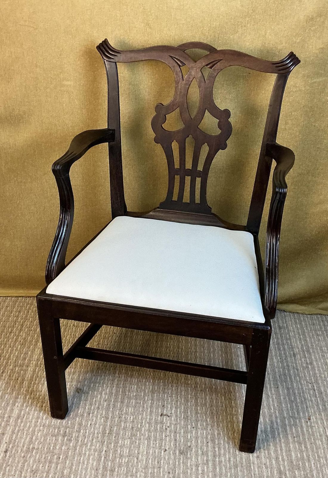 Georgian Style Mahogany Armchair photo furniture