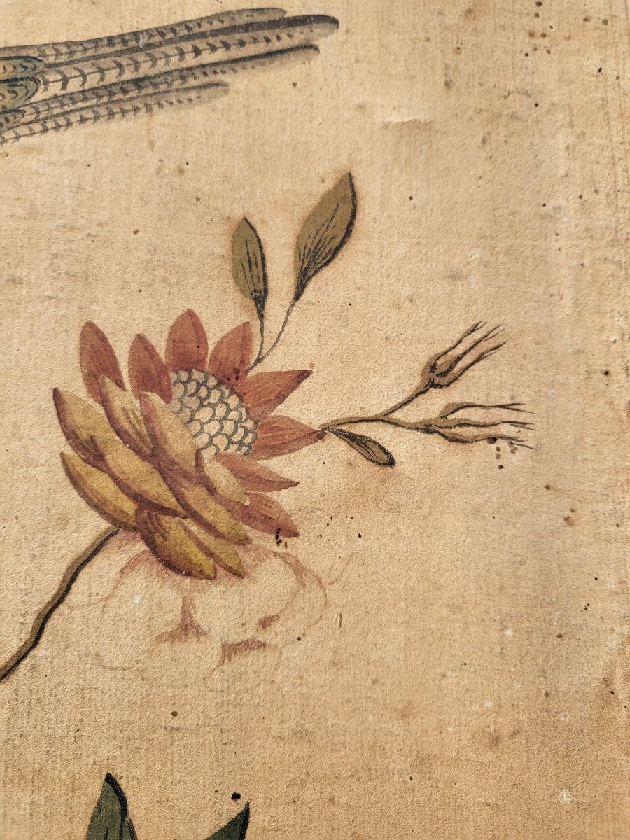 1200.0 Wallpaper With Birds, Torino Or China, 18th/19th Century photo
