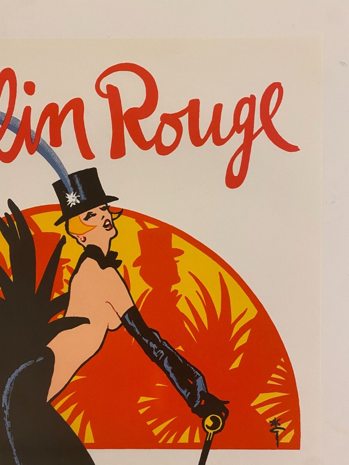 René Gruau, C.A. 1983   Bal Du Moulin Rouge, Femmes   Original Vintage Poster Printed In Offset Lithography   C.A. Cm 60 X 40   23,6 X 15,7 photo 230.0