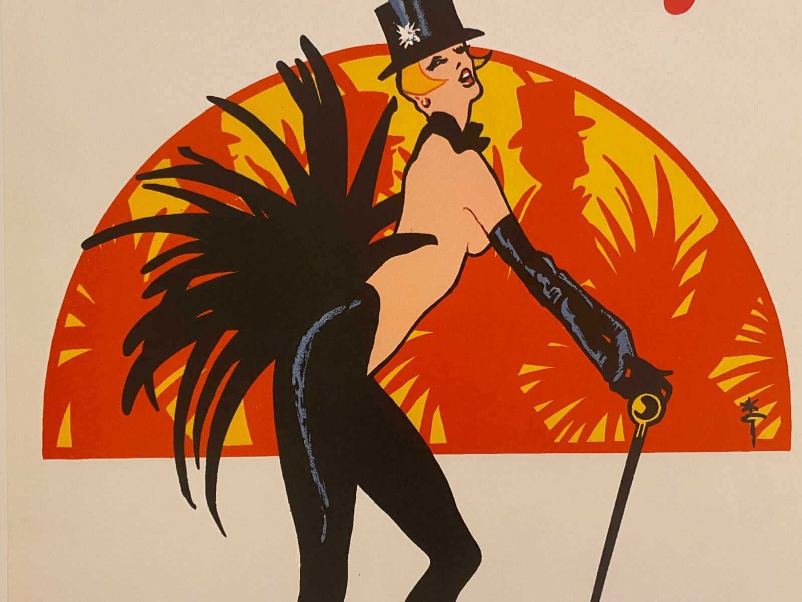 photo for sale René Gruau, C.A. 1983   Bal Du Moulin Rouge, Femmes   Original Vintage Poster Printed In Offset Lithography   C.A. Cm 60 X 40   23,6 X 15,7