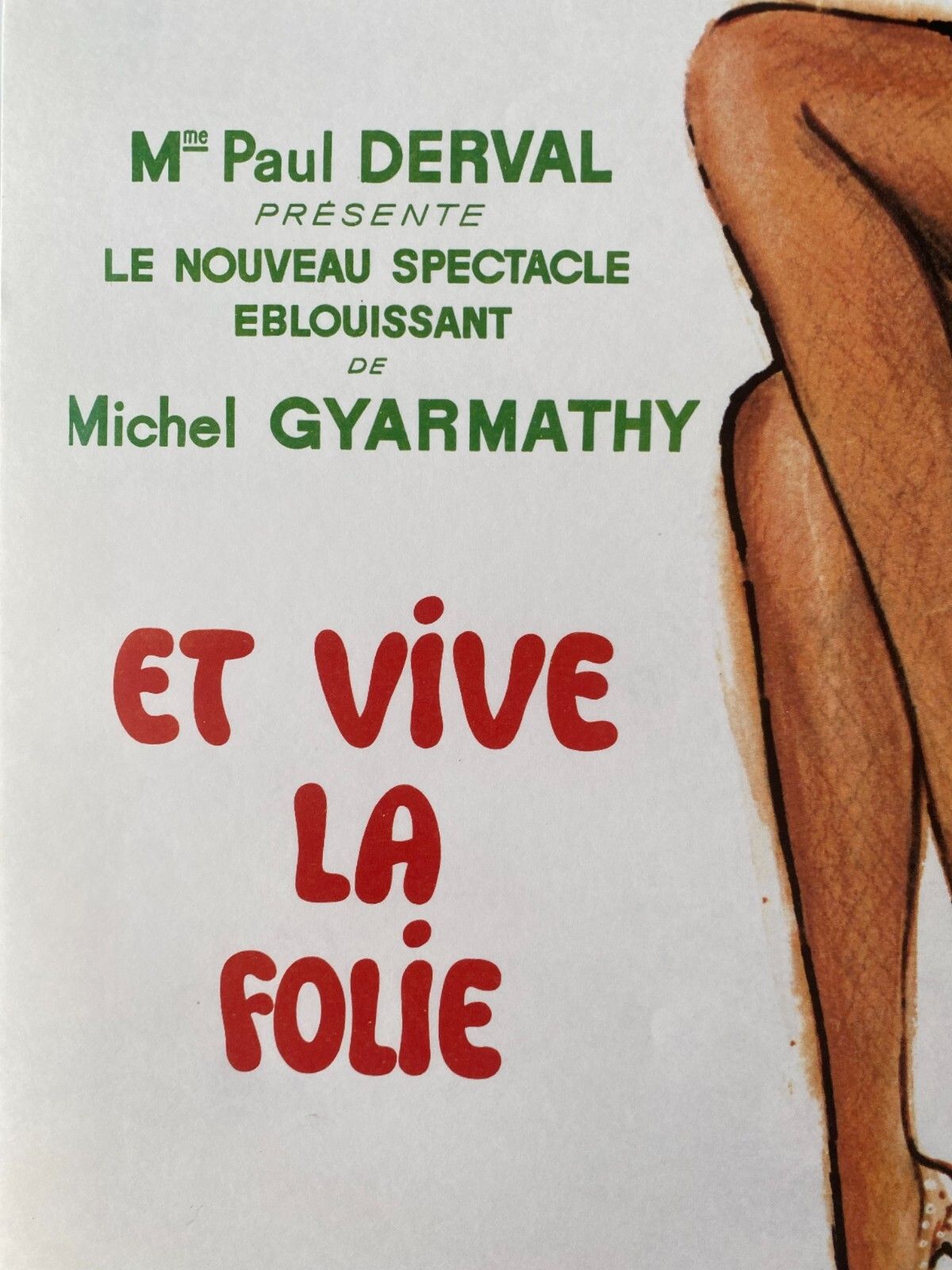 230.0 Jacques Darnel, 1970s   Pour Le Centenaire Des Folies Bergere   Original Vintage Poster Printed In Offset Lithography   C.A. Cm 60 X 40   23,6 X 15,7 photo