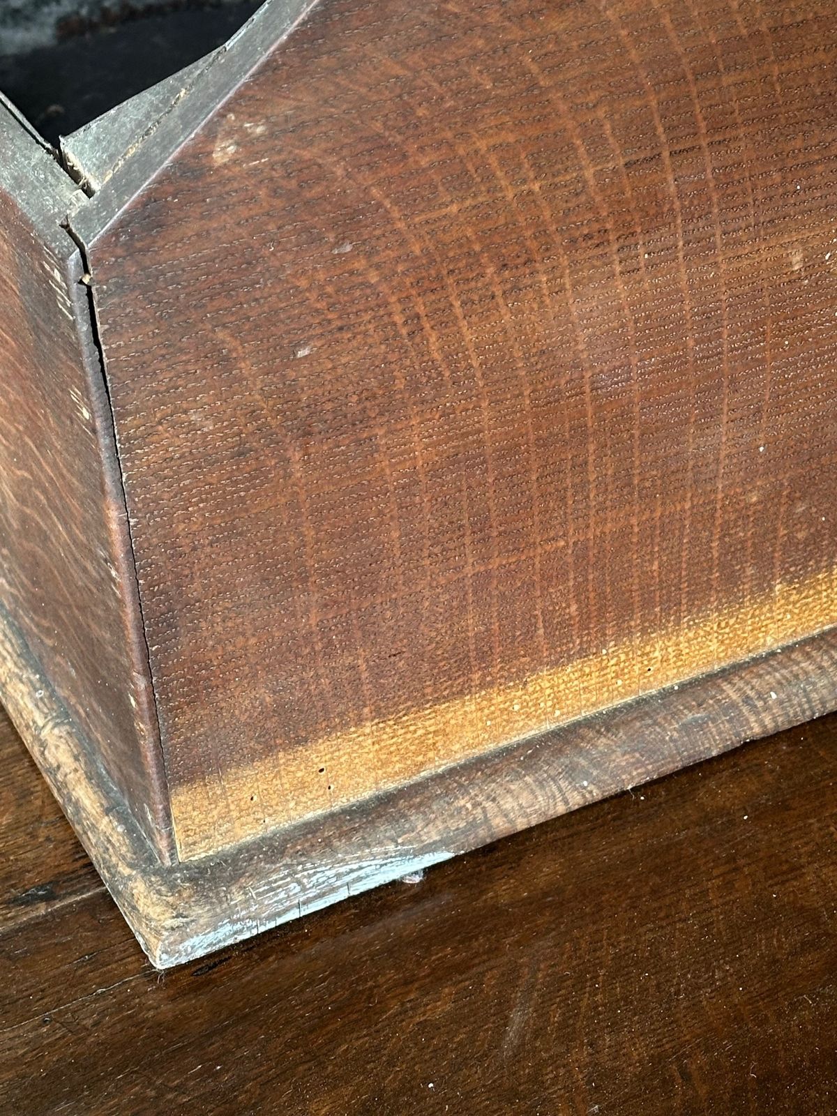 A George III Oak Country House Coal Or Log Bunker photo vinterior