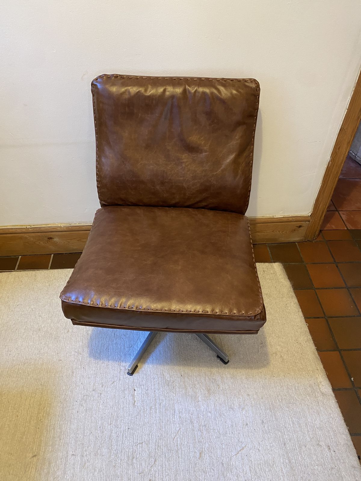 Rare Vintage Pair Of De Sede Ds 35 Executive Swivel Desk Chairs Switzerland 1960 photo buy