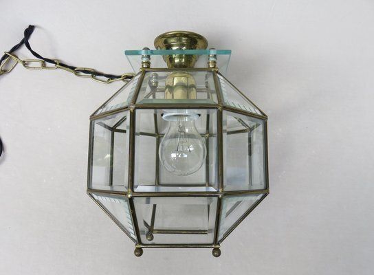 2147.95 Art Nouveau Octagon Ceiling Light In The Style Of Adolf Loos photo