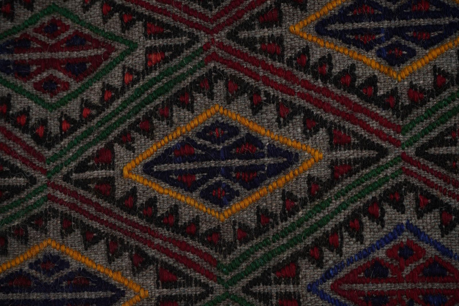 1960s Turkish Wool Jajim Kilim Rug 3'9'' X 6'2'' photo buy