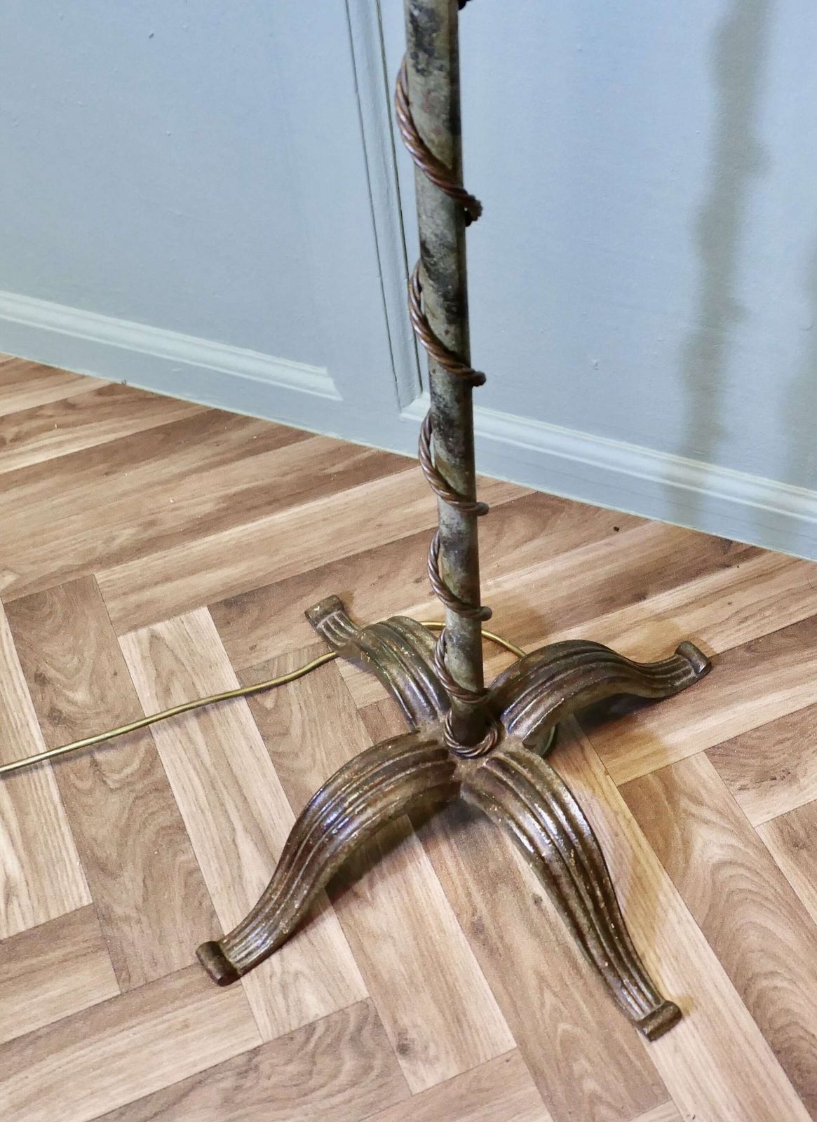 Very Unusual Arts And Crafts Telescopic Floor Lamp photo buy