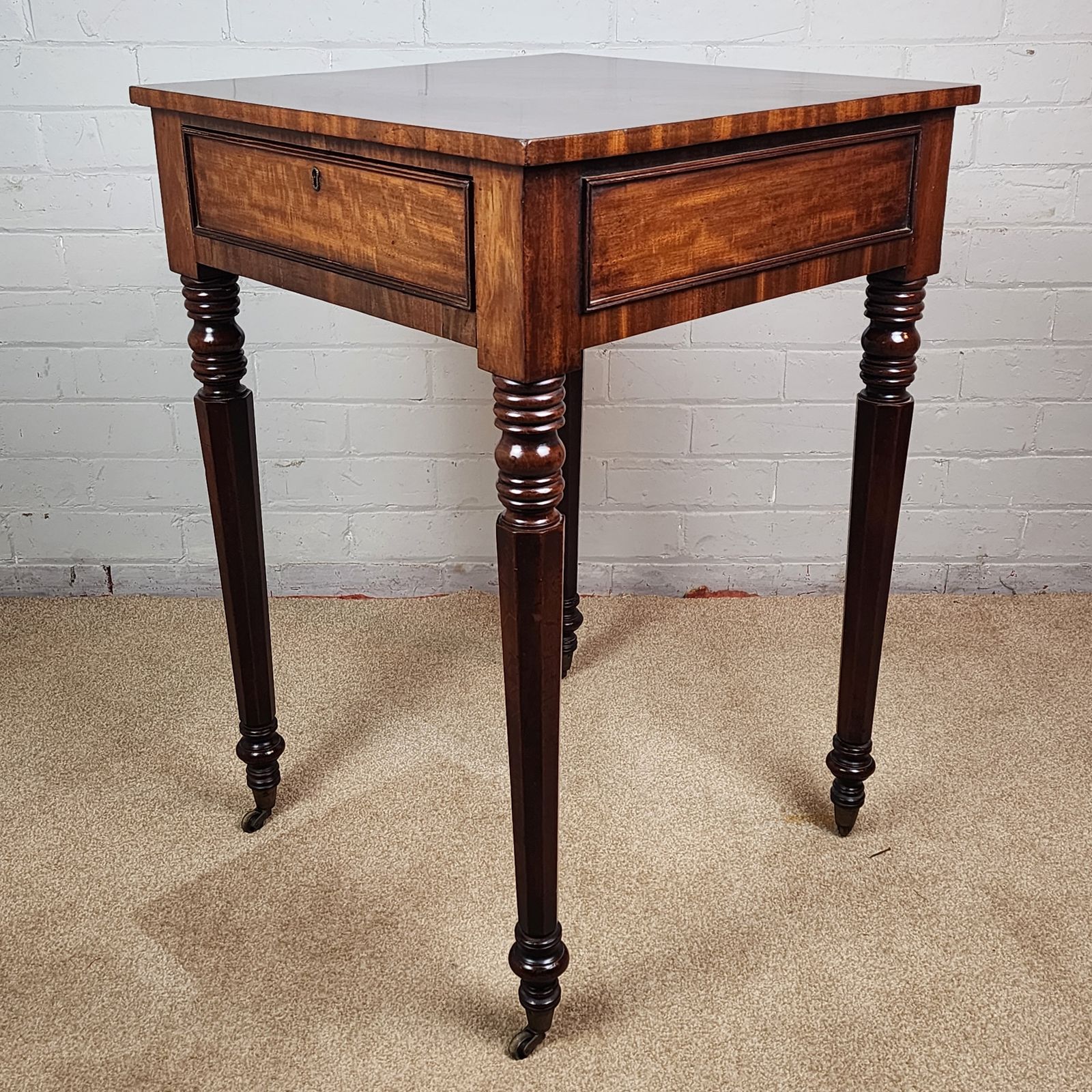 Georgian Mahogany Ladies Writing Desk, In The Manner Of Gillows