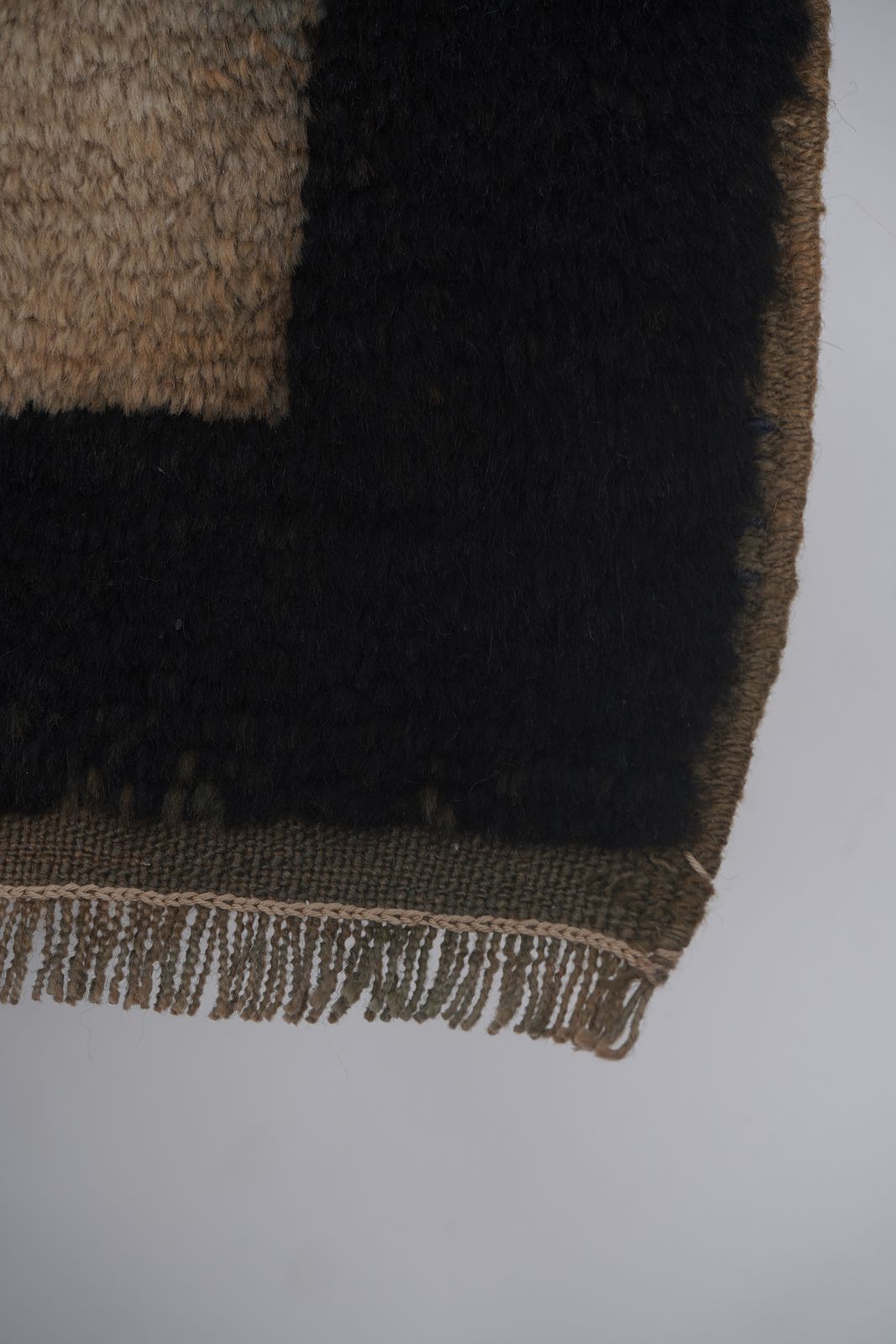 1970s Vintage Mohair Tulu Rug 2'6'' X 4'6'' photo vintage