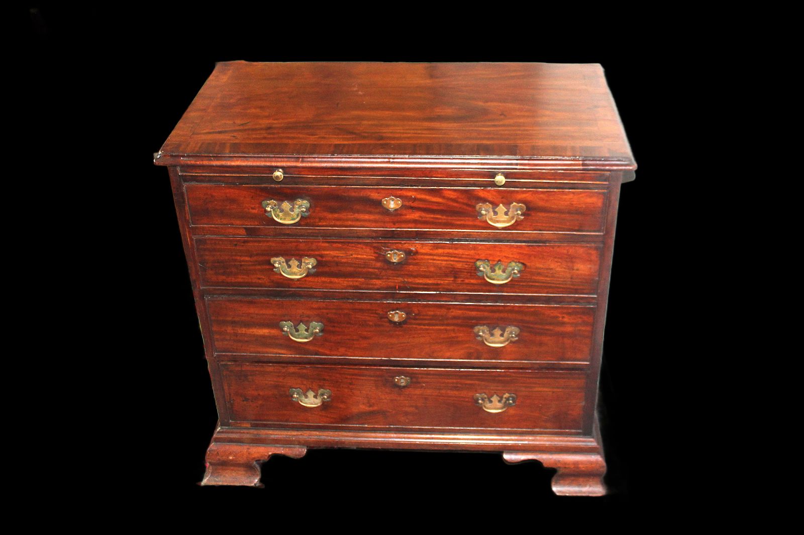 Antique George II Mahogany Chest Of Drawers, C.1740 photo furniture