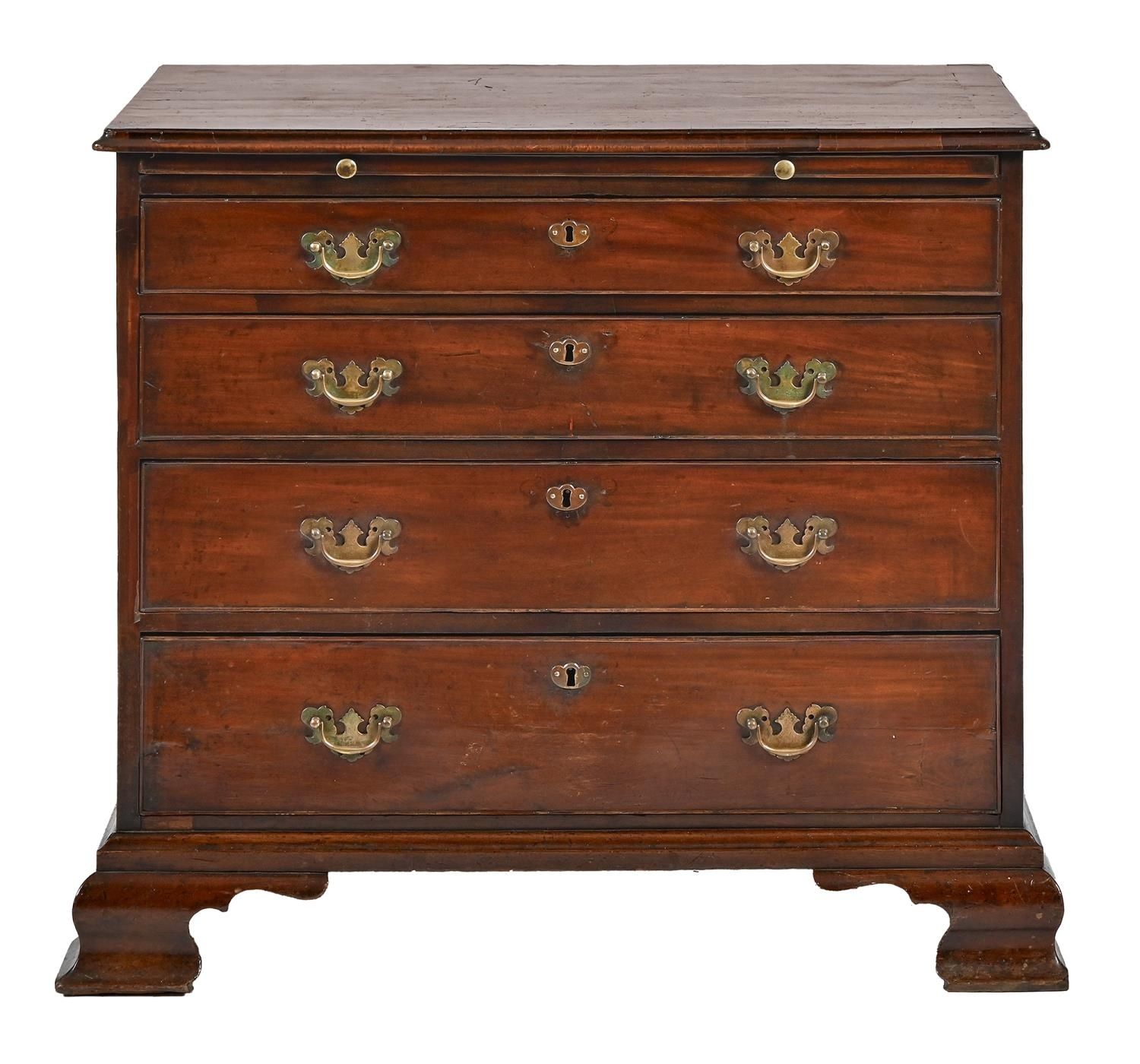 Antique George II Mahogany Chest Of Drawers, C.1740 photo 1650.0