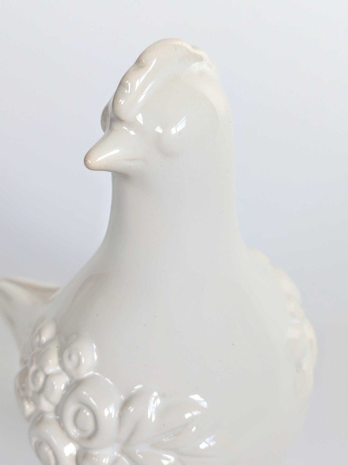 Helsingborg Porcelain Bird | Rosa Ljung Dove Figurine | Sweden, 1960's photo buy
