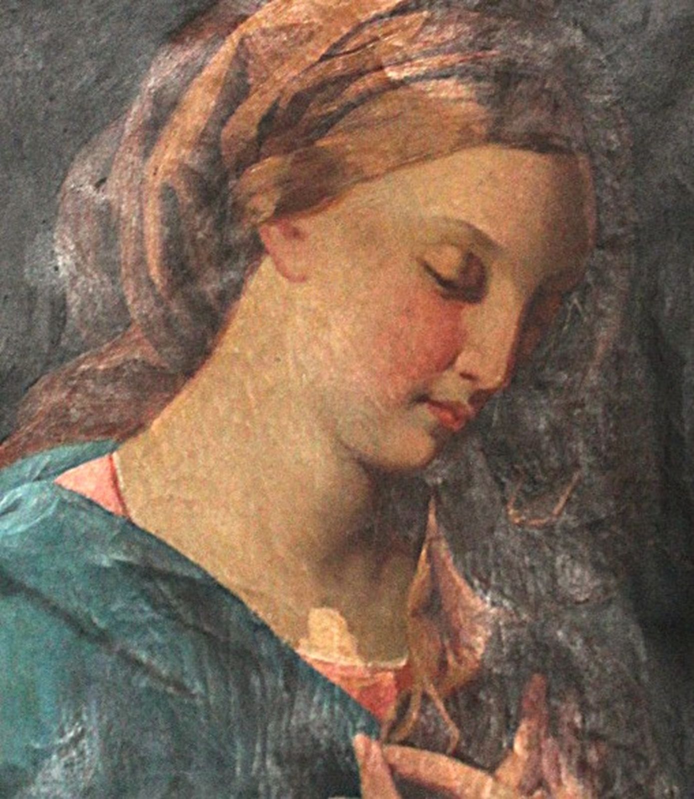 Mid 18th Century Pompeo Batoni Madonna Of Annunciation photo for sale