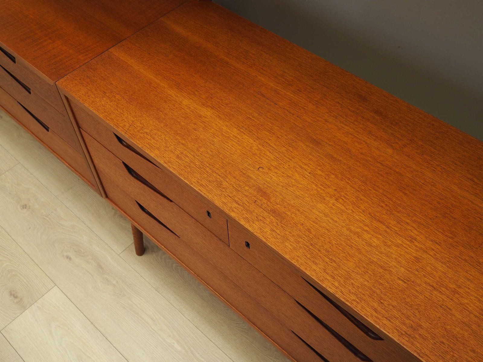 Furniture Teak Wall Unit, Norwegian Design, 1960s, Designer: Kjell Riise, Production: Brødrene Jåtog photo