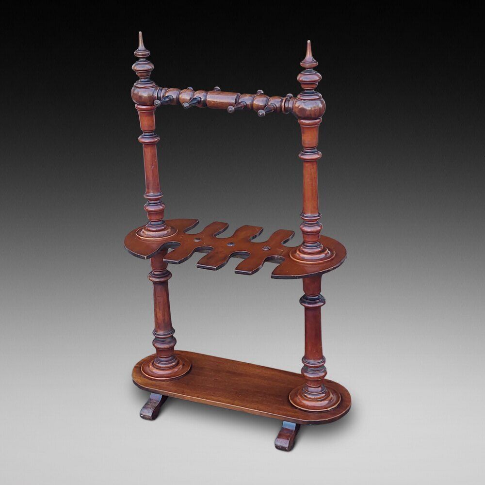 Victorian Mahogany Tack Room Whip Stand photo furniture