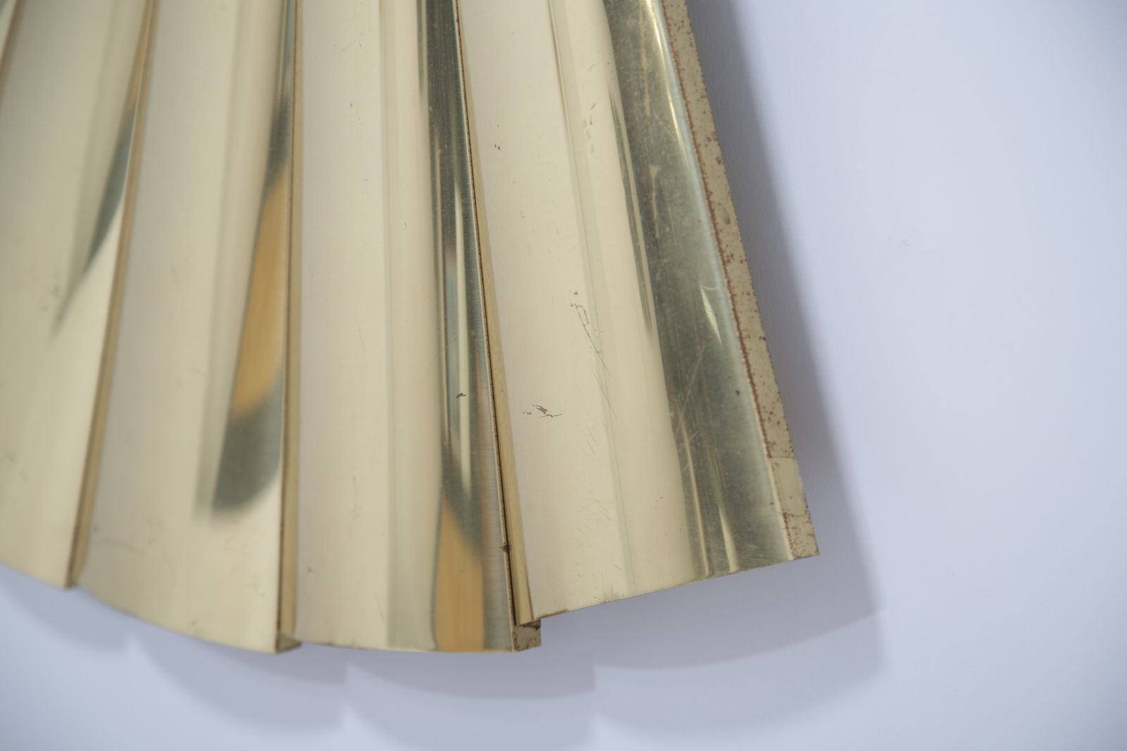 Vintage Abstract Chrome And Brass Wall Sculpture By Curtis Jere, Artisan House, 1985 photo buy