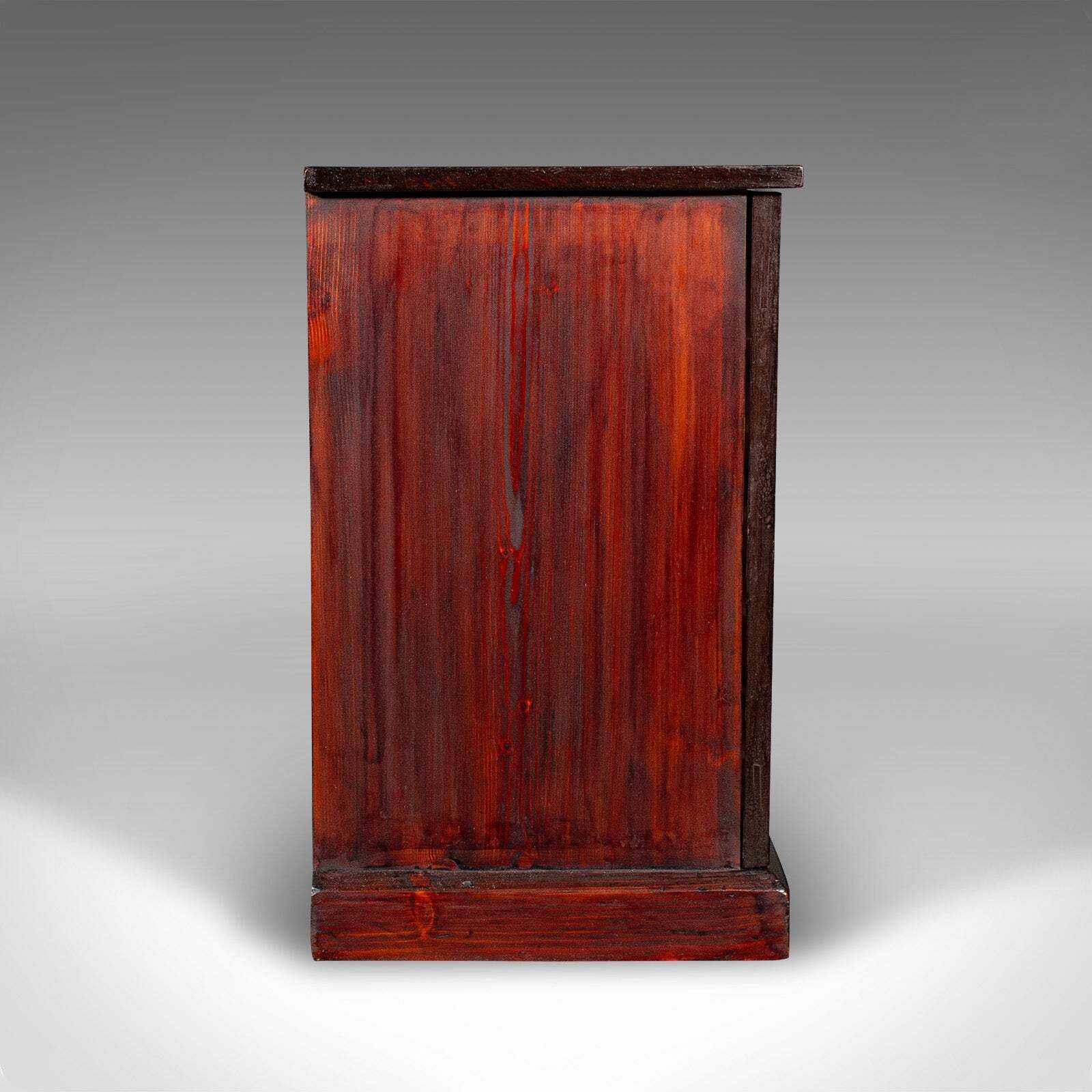 Antique 6 Drawer Specimen Collector Cabinet, English, Display Storage, Victorian photo 1007.0