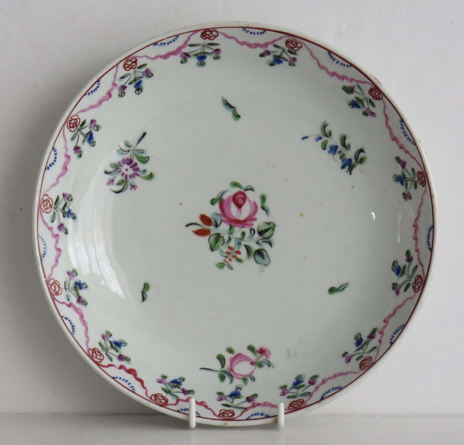 Georgian Newhall Porcelain Tea Bowl & Saucer Hand Painted, Circa 1800 photo Home Decor