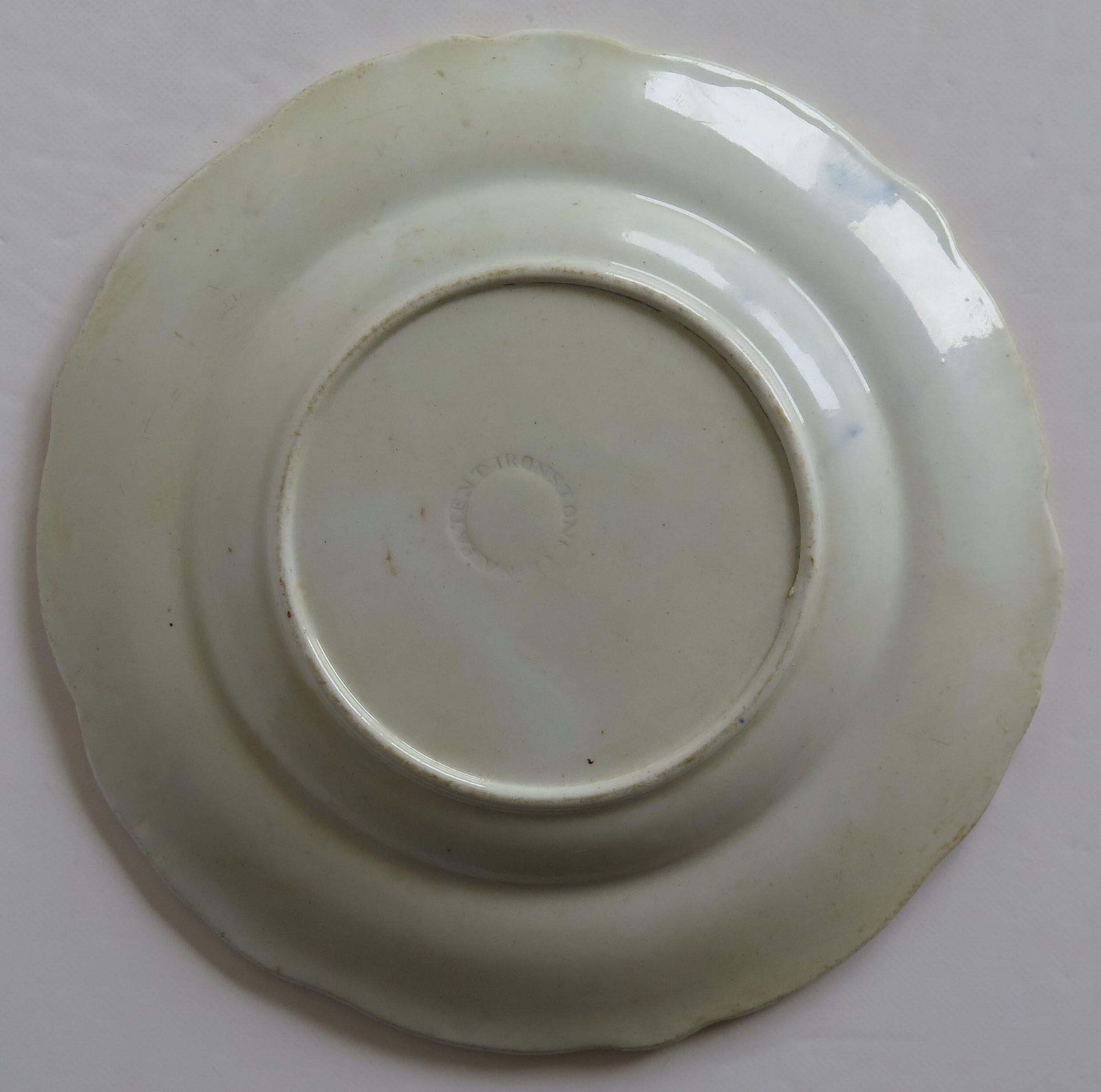 photo vintage Georgian Masons Ironstone Side Plate In Heavily Floral Japan Ptn, Circa 1815