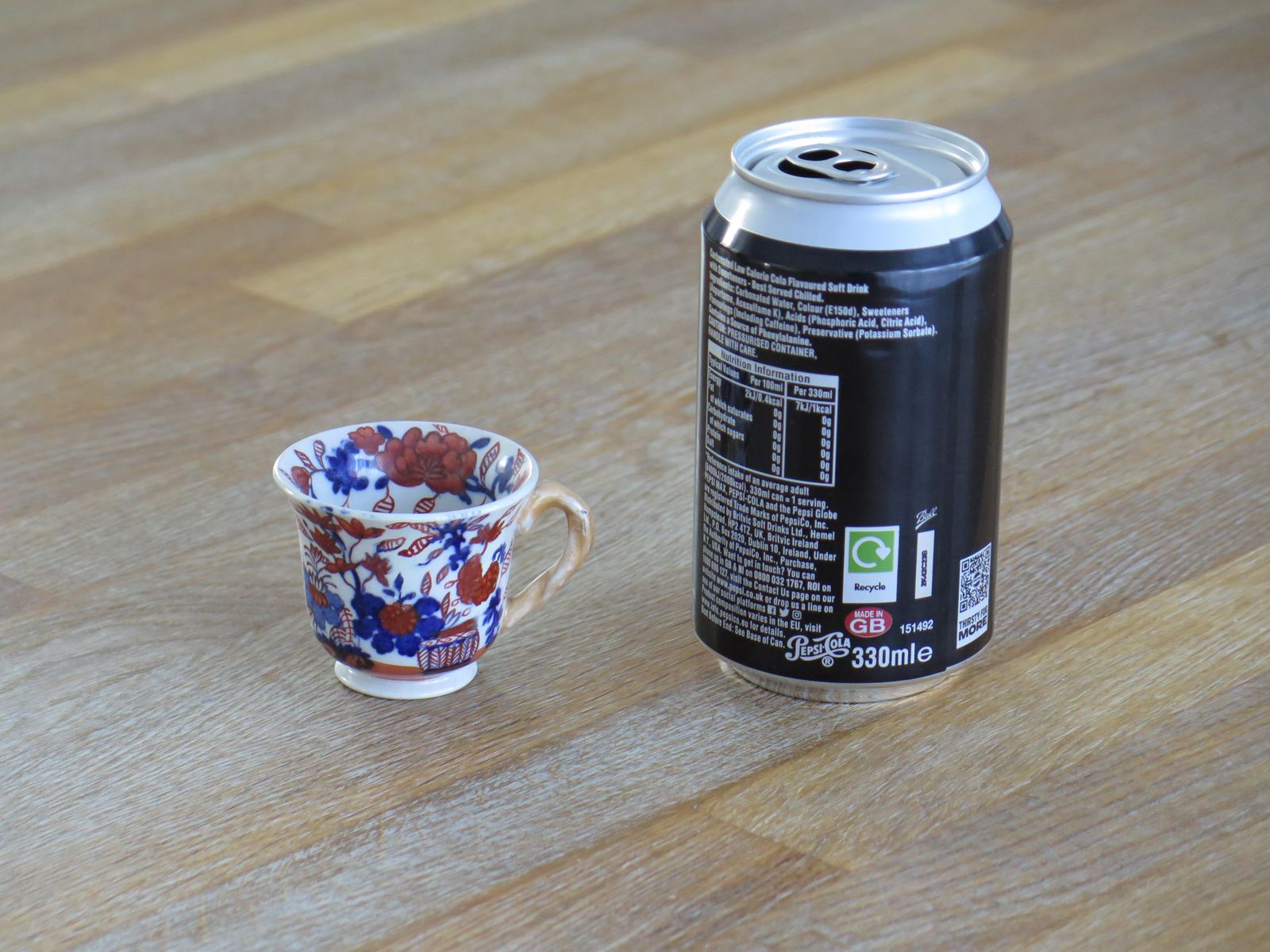Home Decor Rare Mason's Ironstone Miniature Cup In Basket Japan Pattern, Circa 1825 photo