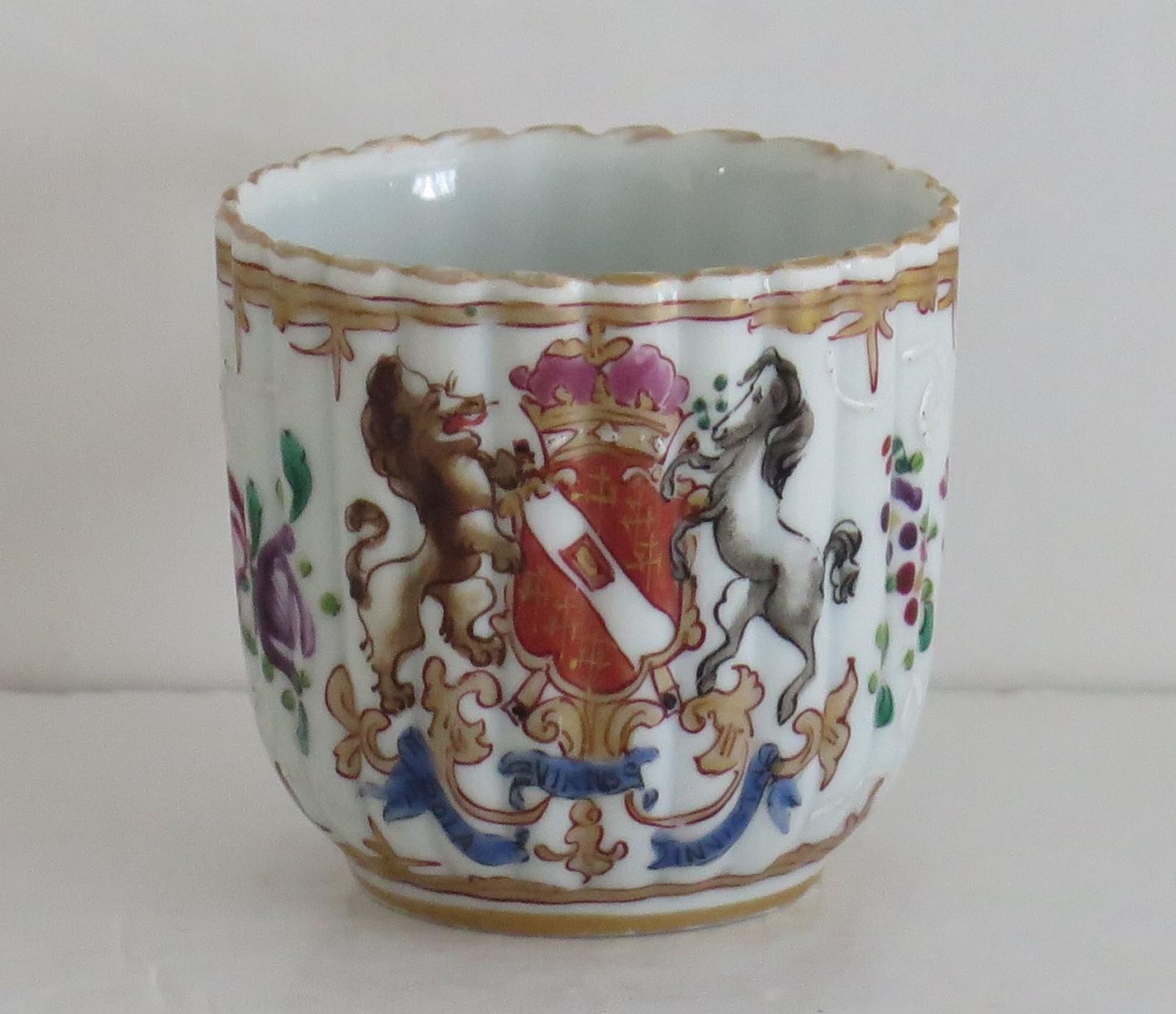 Samson Porcelain Armorial Cup And Saucer In Chinese Taste, Paris, Circa 1870 photo 316.0