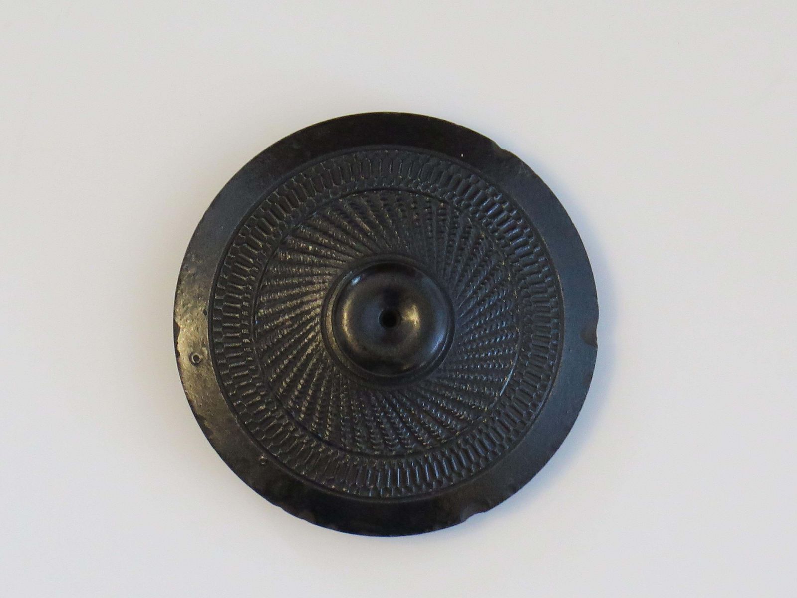 Home Decor Georgian Black Basalt Teapot & Cover Engine Turned Decoration, English Ca 1825 photo