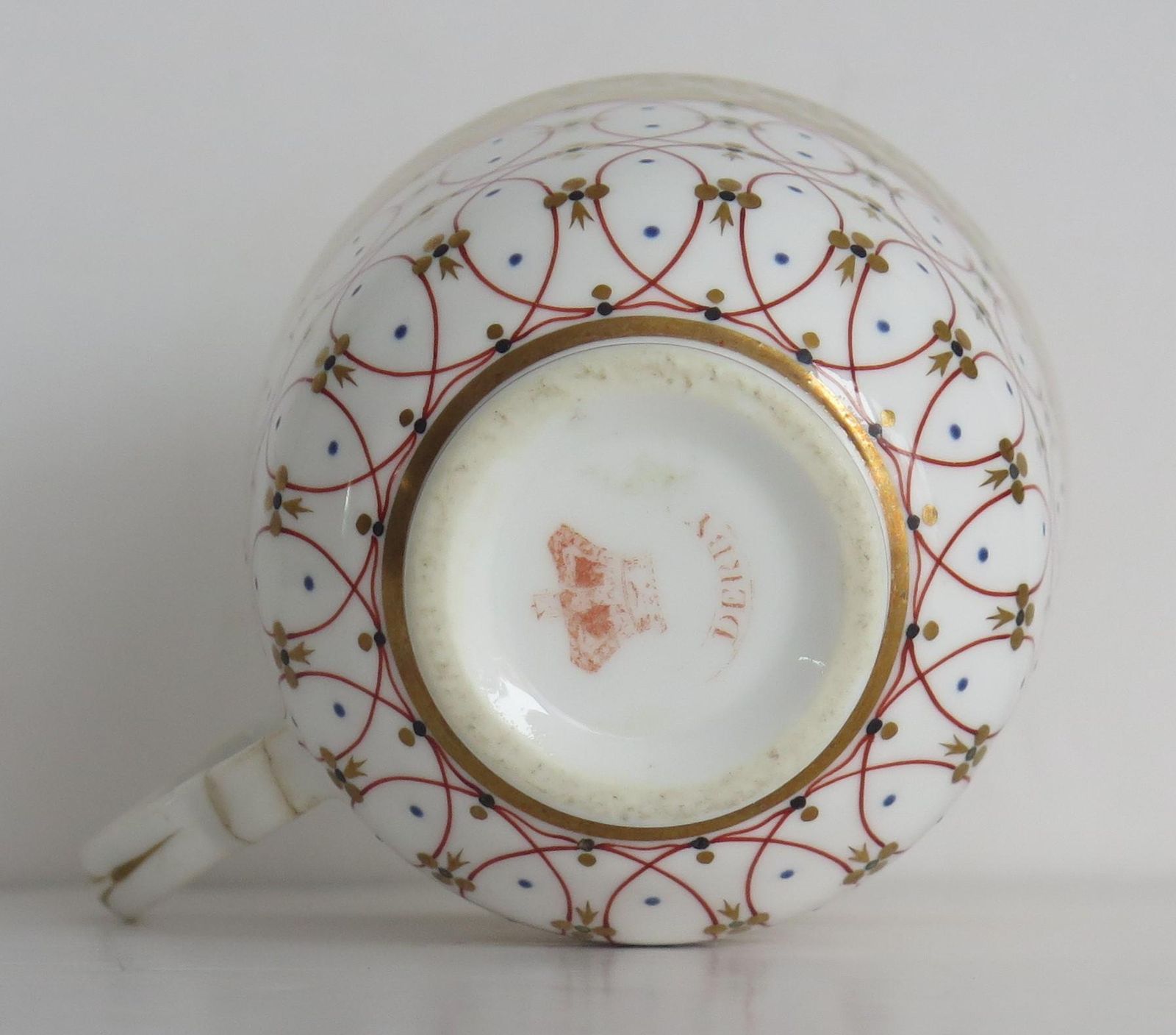 photo buy Regency Period Derby Cup And Saucer Duo Hand Painted, Circa 1830