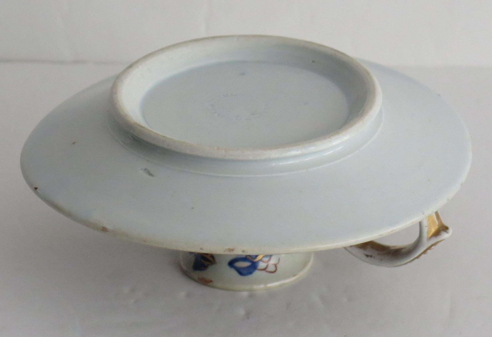 Rare Masons Ironstone Chamber Candle Stick In Fence Japan Pattern, Circa 1818 photo vintage