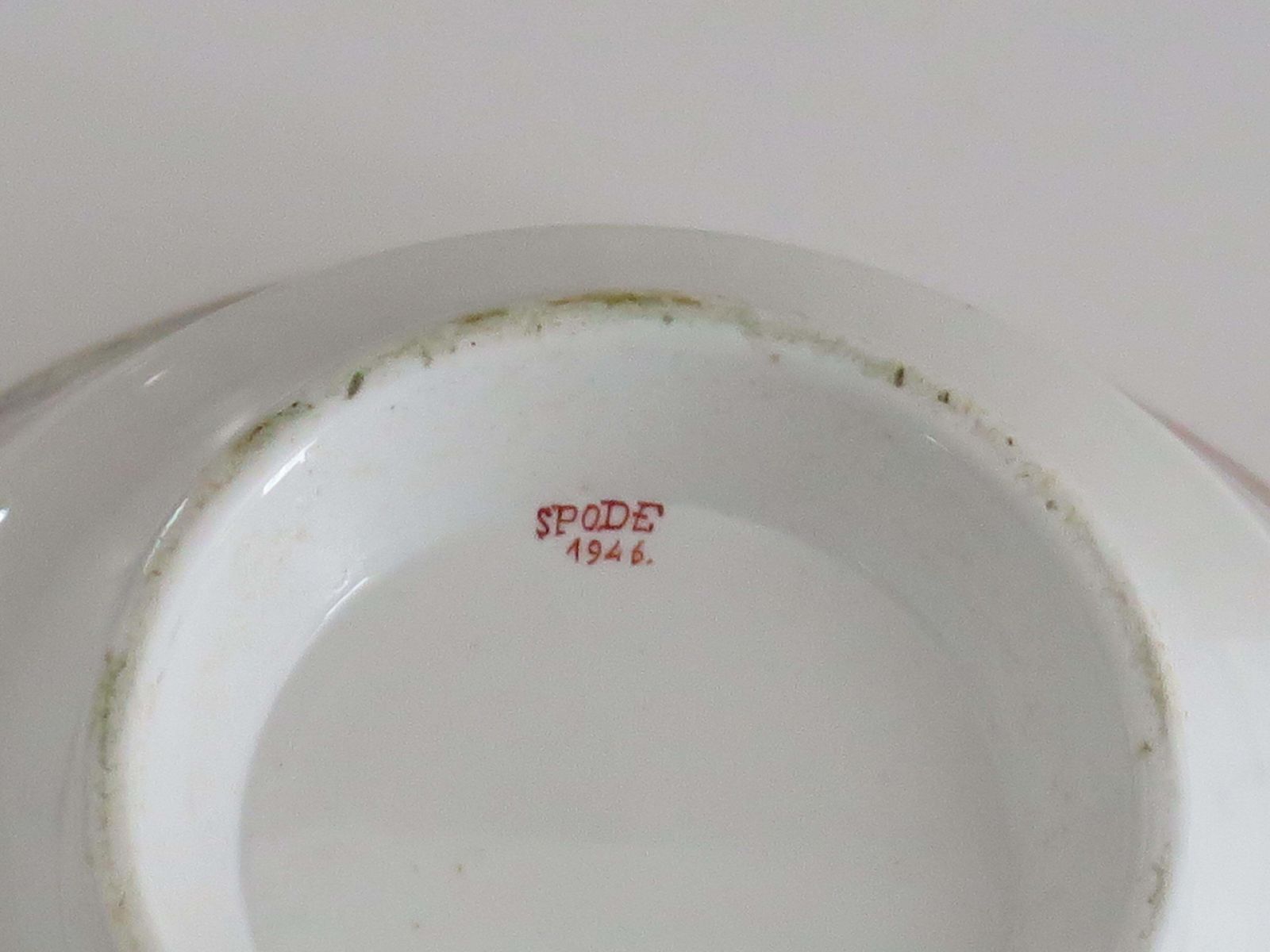 photo vinterior Early 19th Century Spode Porcelain Slop Bowl In Japan Ptn 1946, Circa 1810