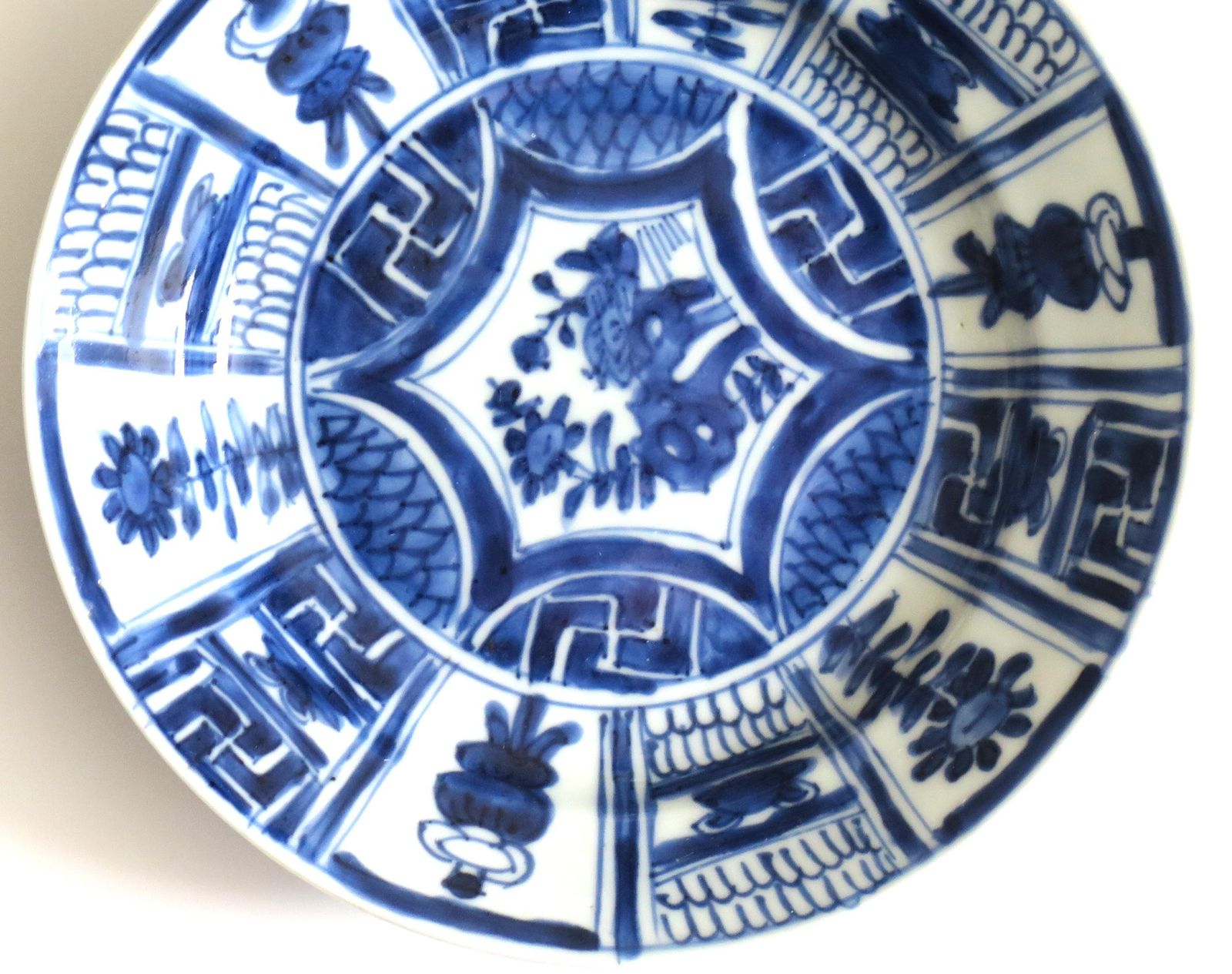 Chinese Kraak Period Plate Or Dish Porcelain Blue And White, Ming Wanli, Ca 1610 photo buy