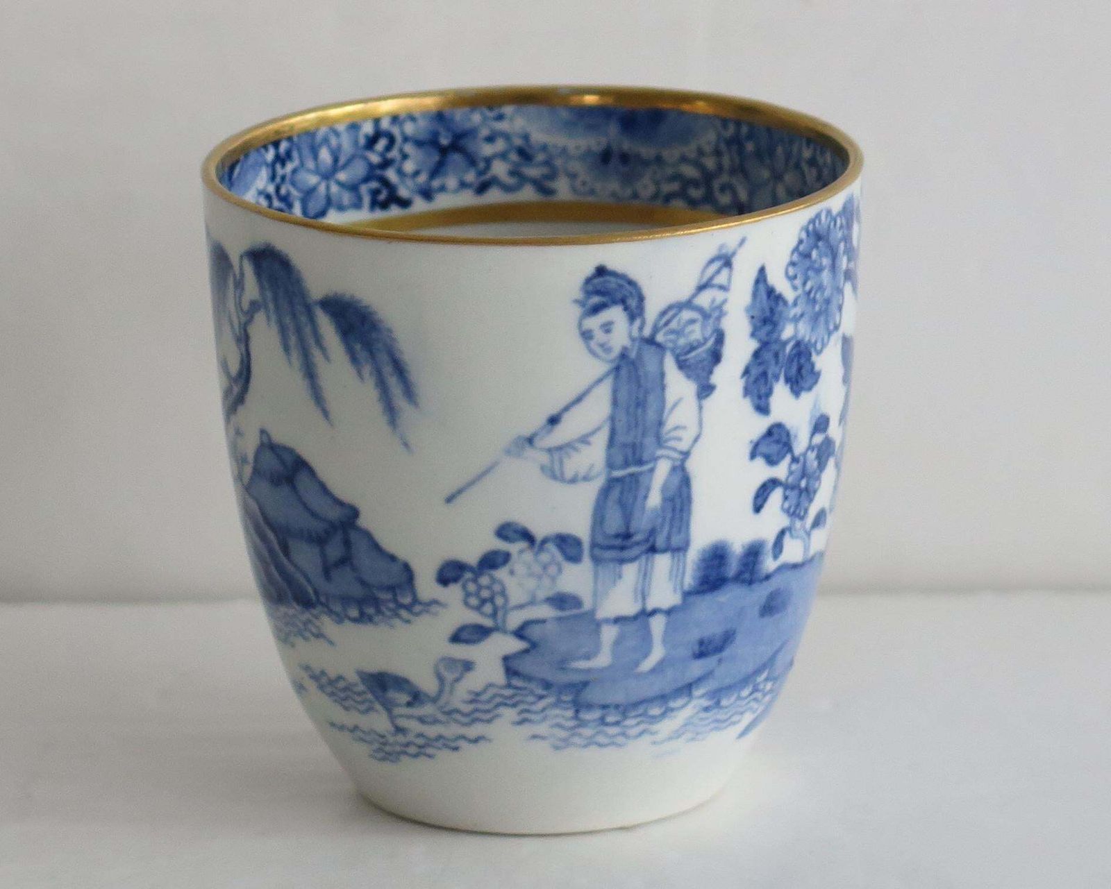 Antique John Turner Porcelain Cup And Saucer In Traveller Pattern, Circa 1795 photo buy