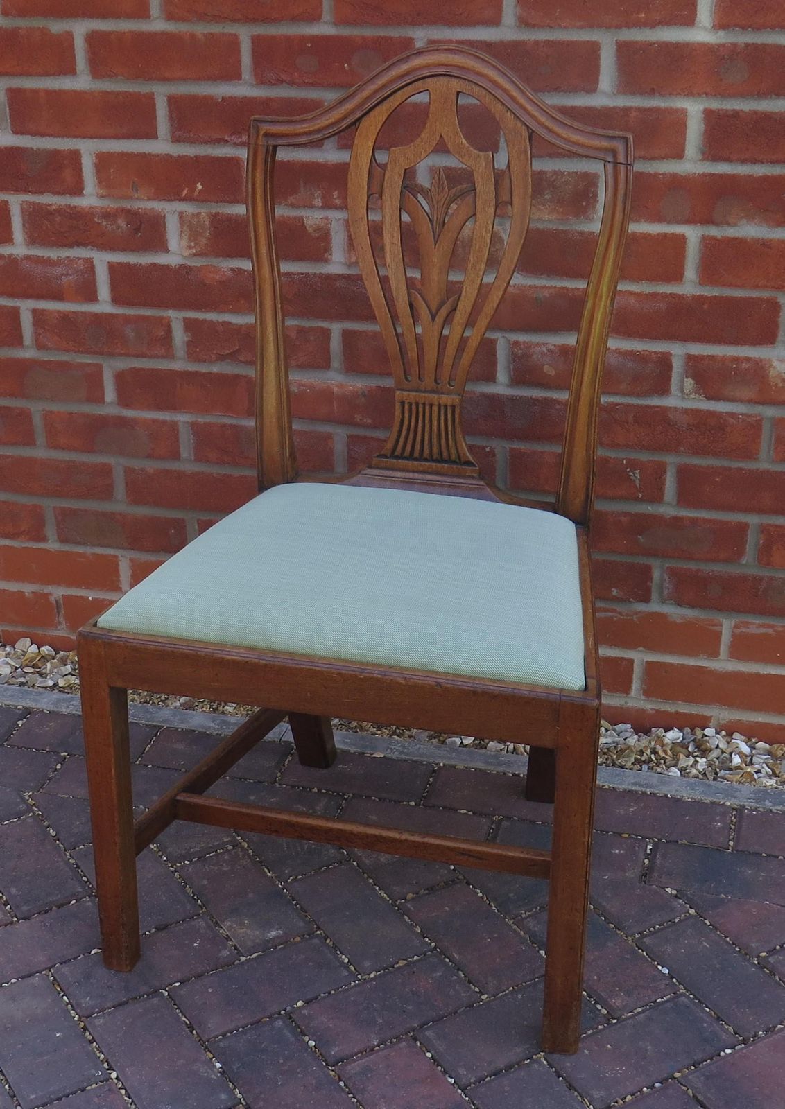 18th Century Hepplewhite Period Side Chair In Walnut, English Circa 1785 photo 636.0