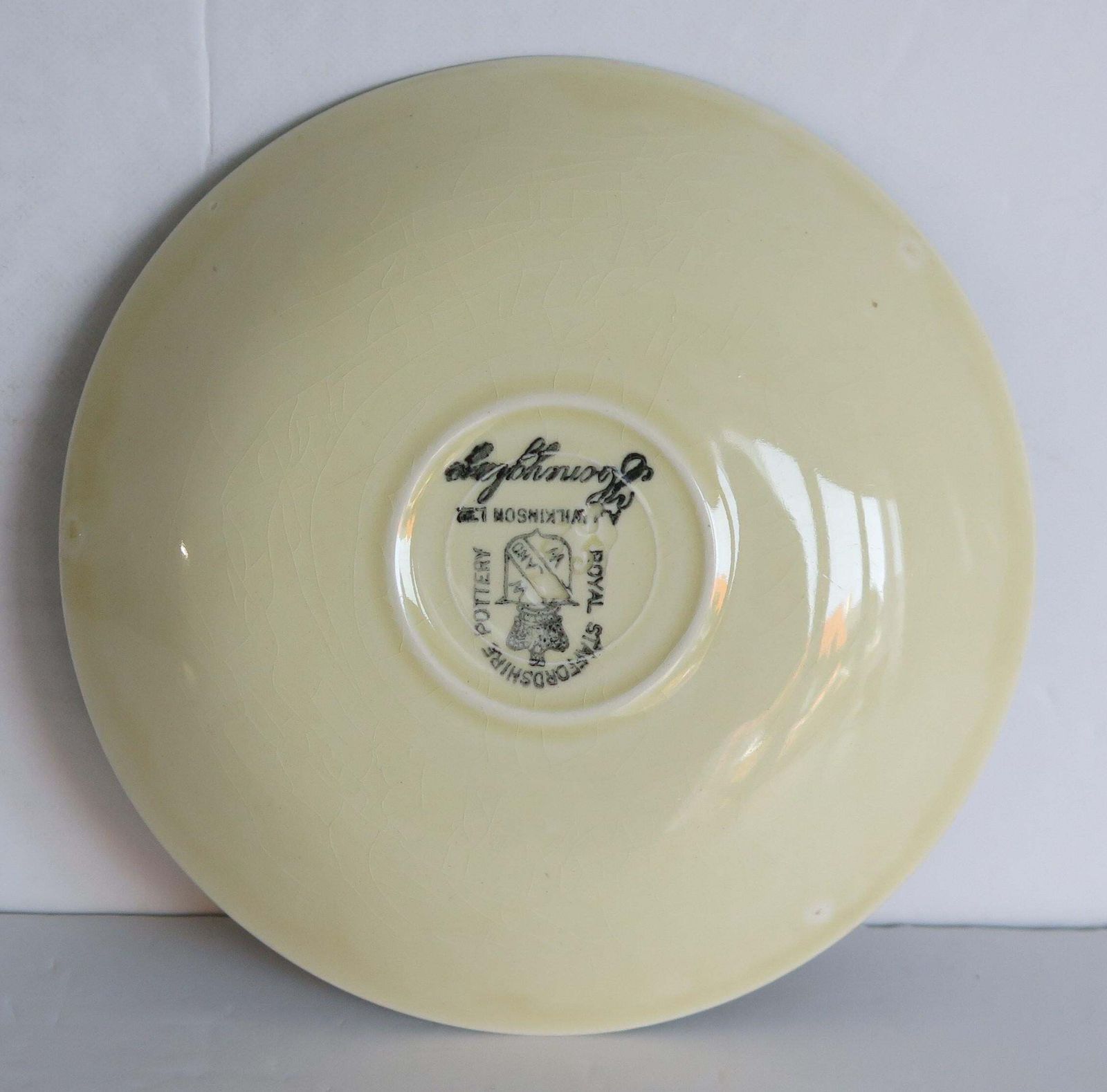 photo vintage Clarice Cliff Cup And Saucer Rare Pine Grove Bizarre Ptn Art Deco, Circa 1935