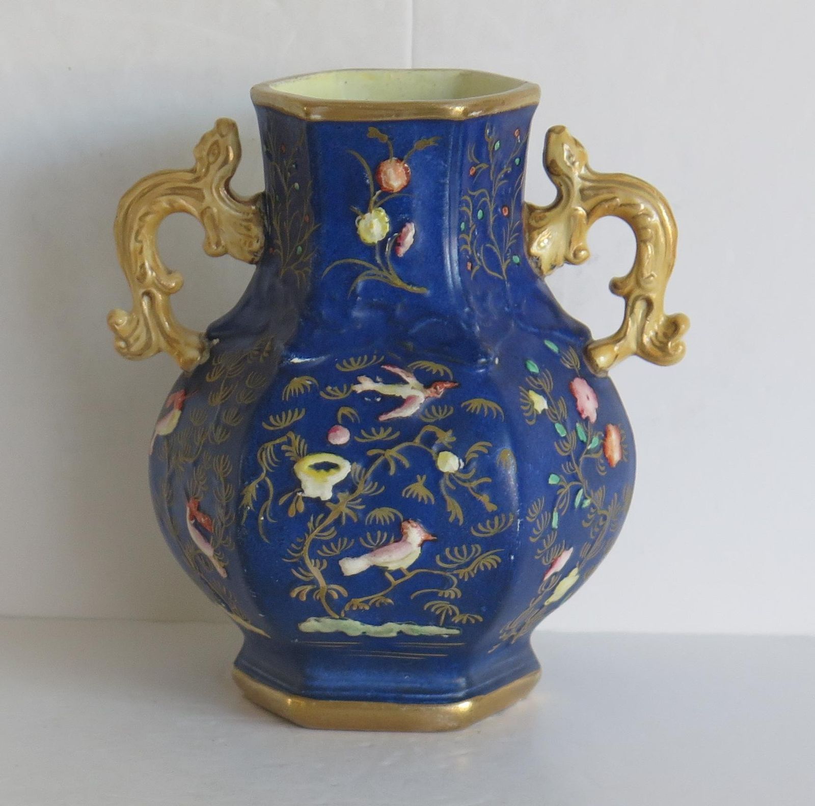 Mason's Ironstone Vase In A Rare Relief Moulded Pattern, English, Circa 1840 photo vinterior