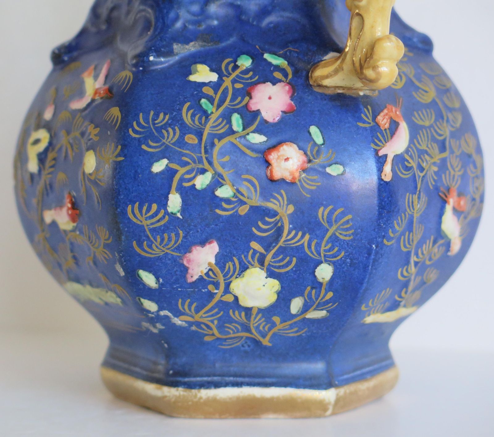 photo furniture Mason's Ironstone Vase In A Rare Relief Moulded Pattern, English, Circa 1840