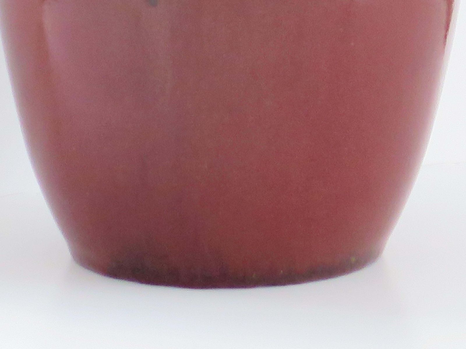 photo for sale Large 19thc Chinese Export Porcelain Vase  "Sang De Boeuf" Ox Blood Red, Qing