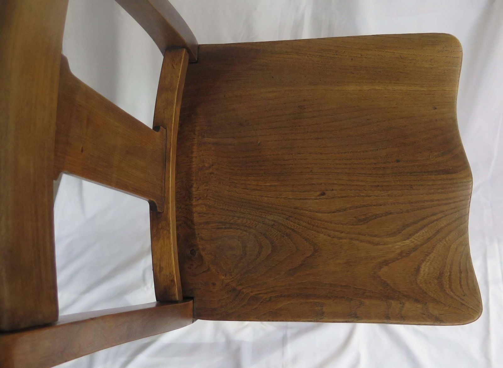 photo for sale Victorian Clerk's High Chair Or Kitchen Chair In Beach And Elm, English Ca. 1880