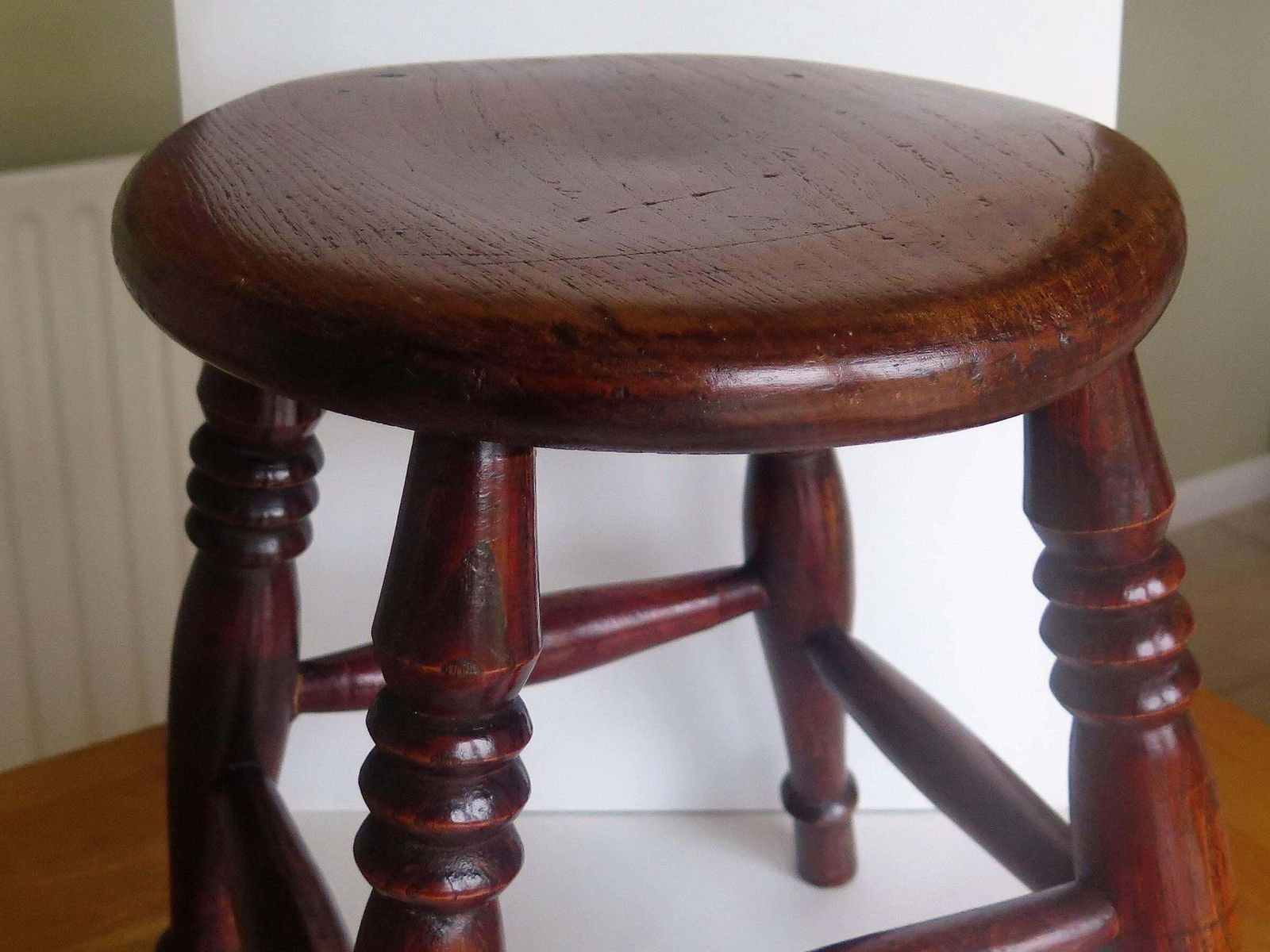 photo furniture Elm Stool Or Stand North East Yorkshire English Maker, Circa 1850
