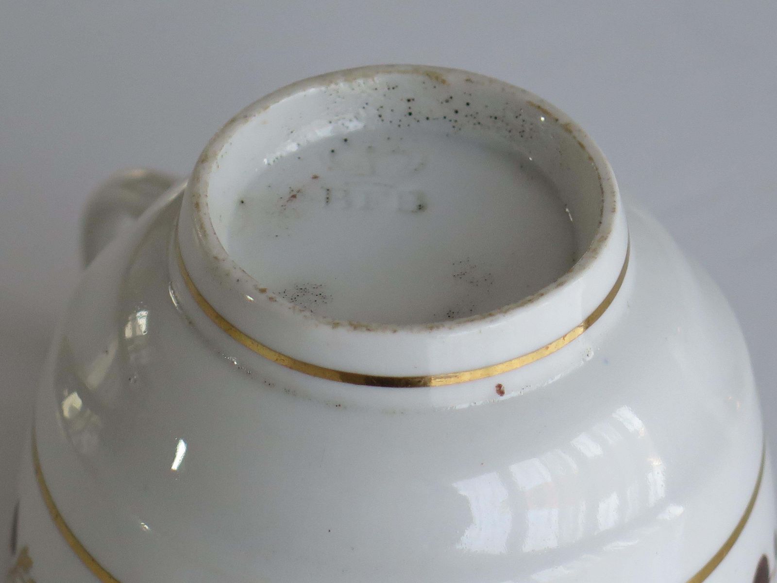 photo for sale Worcester Barr Flight & Barr Period Porcelain Tea Cup & Saucer Duo, Circa 1810