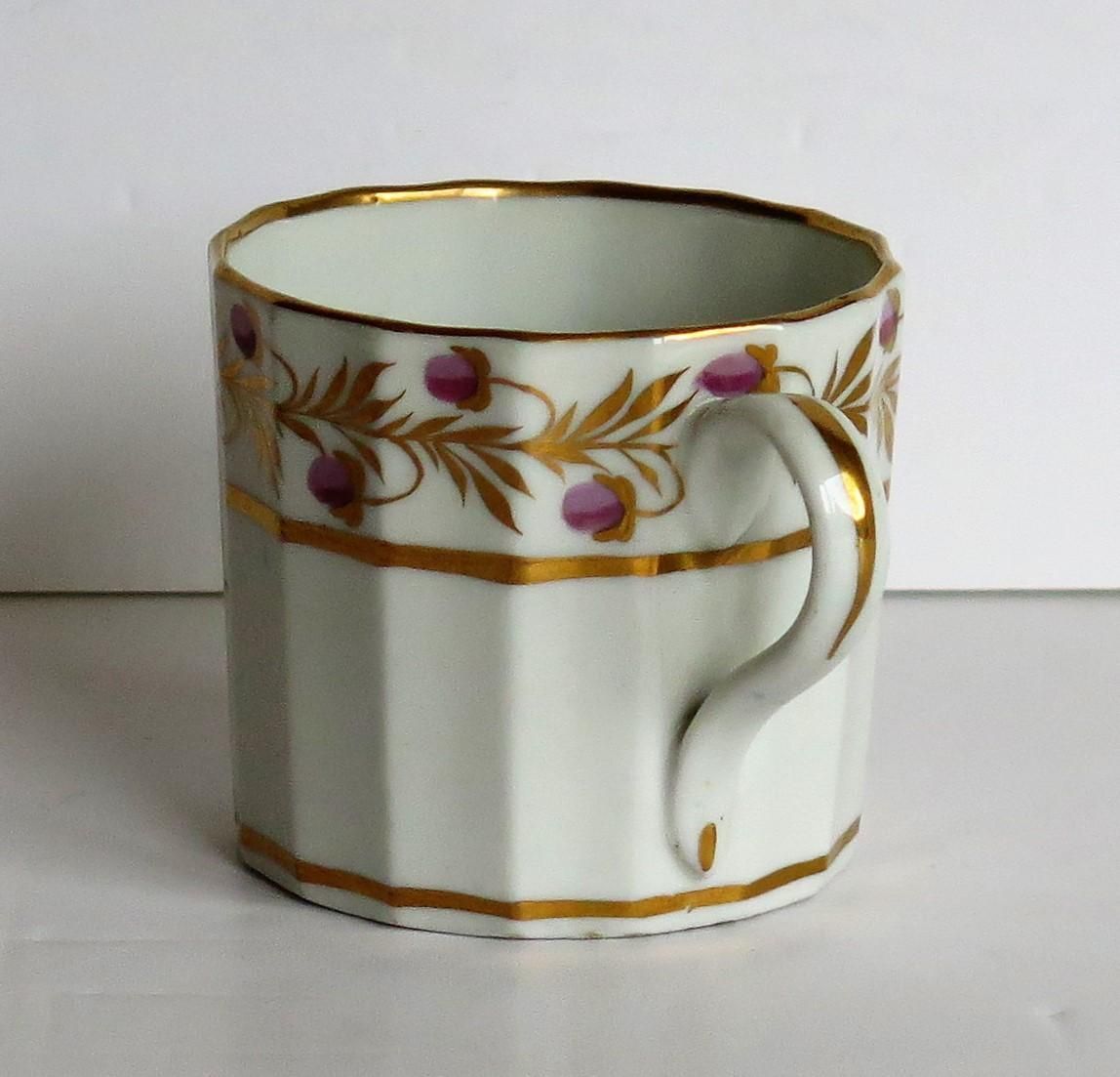 photo furniture Georgian Coalport Porcelain Trio Hand Painted And Gilded, Circa 1790 1800