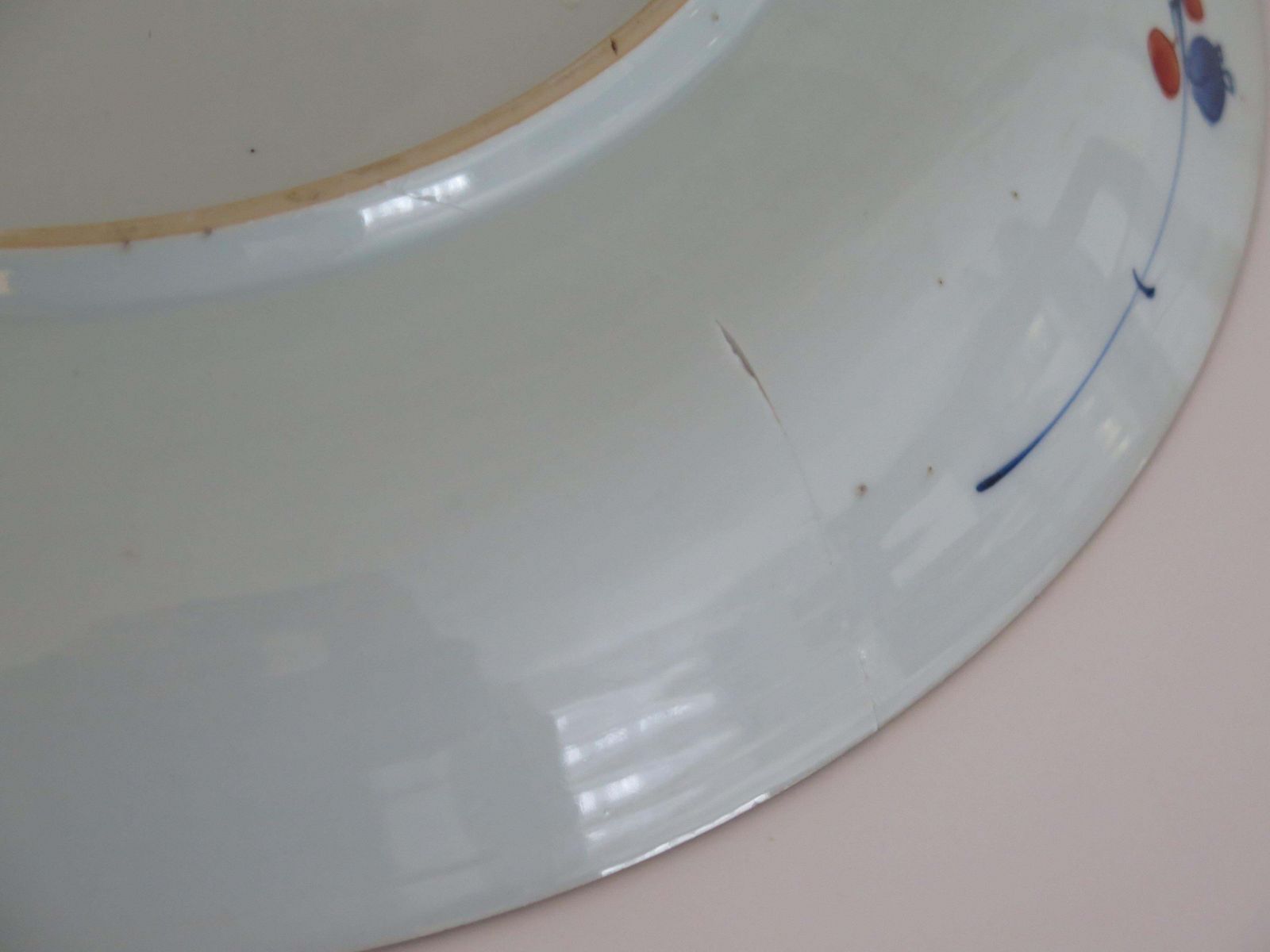 photo for sale Chinese Kangxi Mark & Period Very Large Imari Dish Or Plate Porcelain, Ca 1710