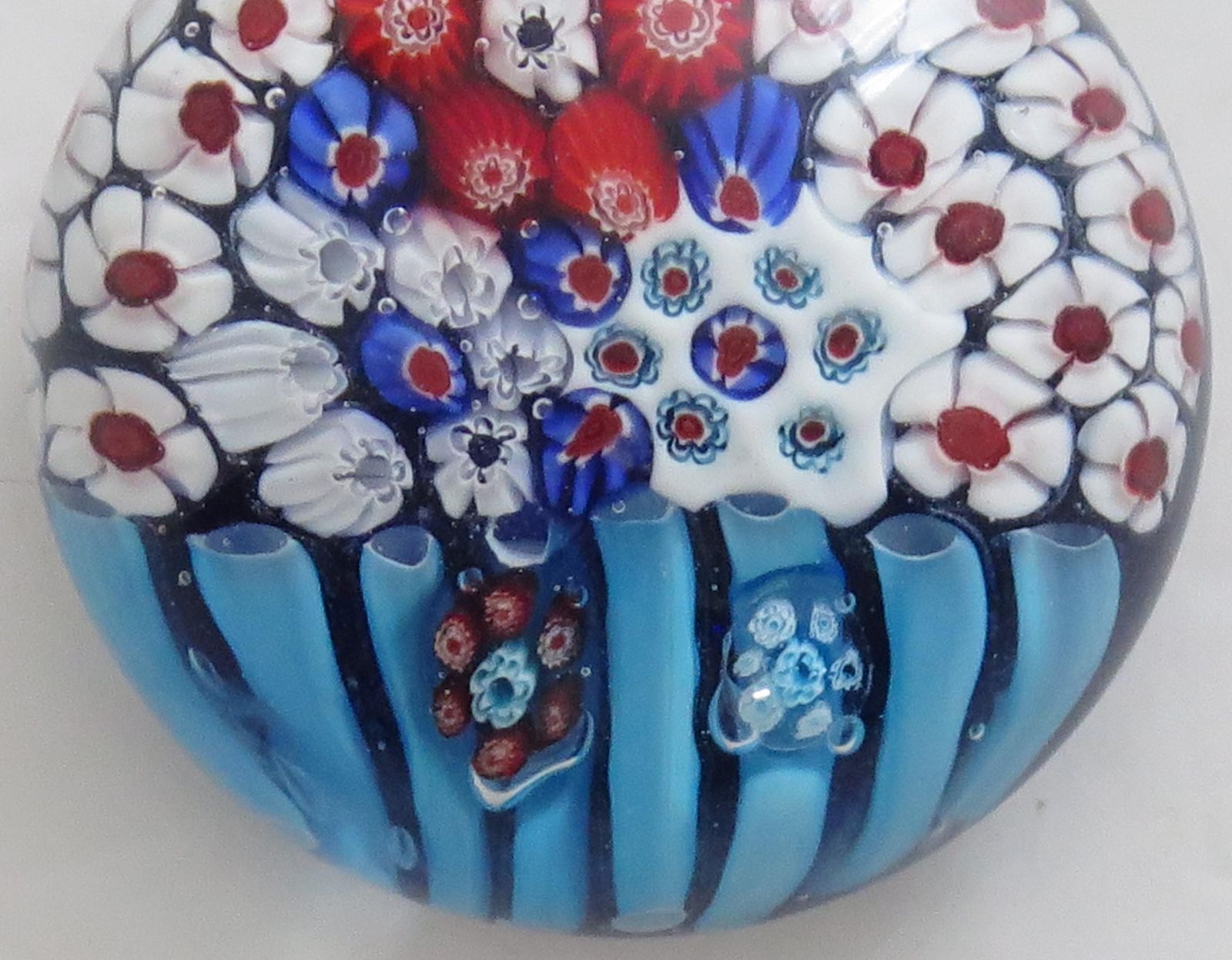 photo furniture Glass Millefiori Paperweight By Strathearn Or Perthshire Scotland, Circa 1970